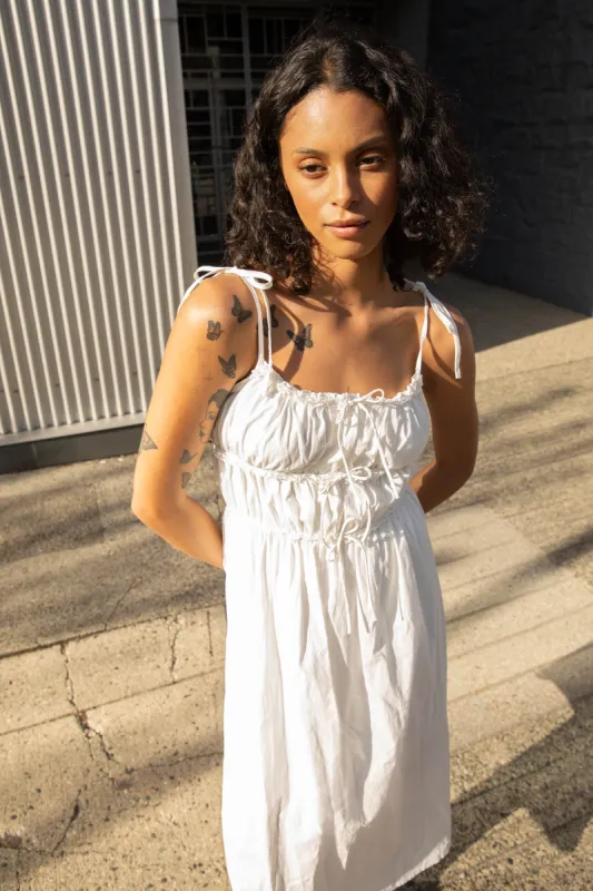 RUCHED MIDI DRESS sold by OAK AND FORT