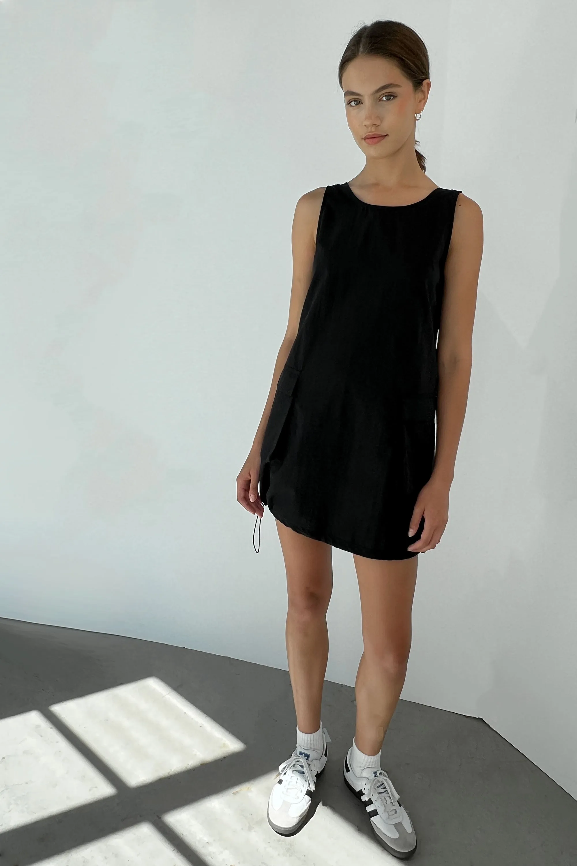 NYLON CARGO MINI DRESS sold by OAK AND FORT product image thumbnail 3