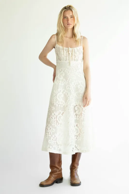 MIDI LACE DRESS sold by OAK AND FORT