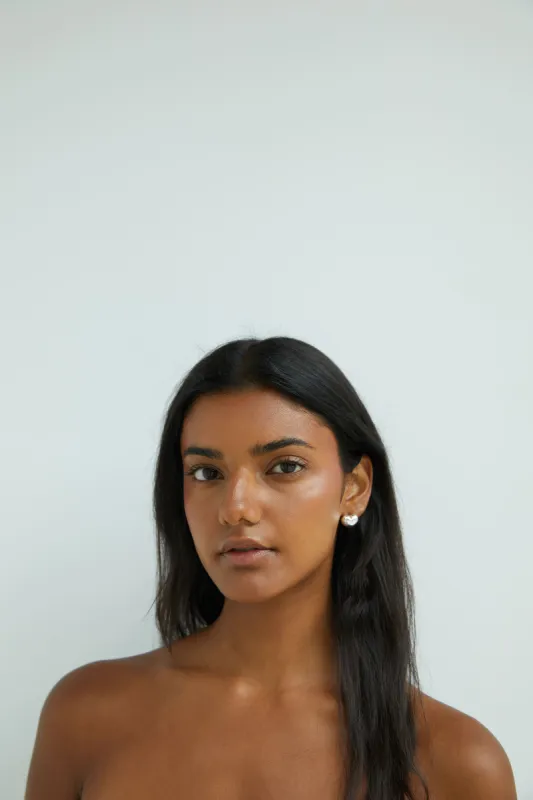 BUBBLE HEART EARRING sold by OAK AND FORT