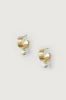 HOOP EARRING WITH PEARL sold by OAK AND FORT