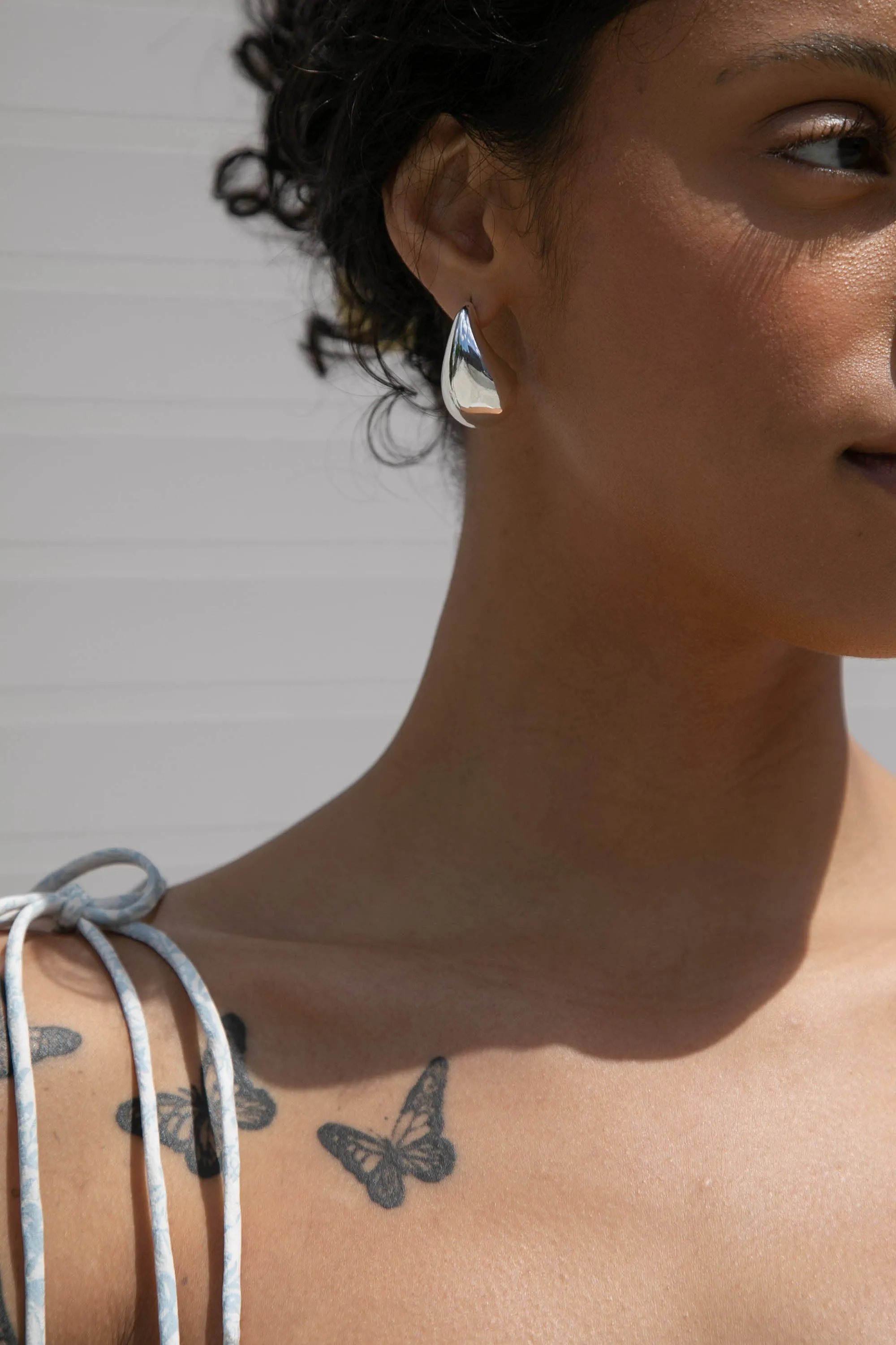 LARGE BUBBLE DROP EARRINGS sold by OAK AND FORT product image thumbnail 5