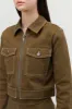 CROPPED TWILL JACKET sold by OAK AND FORT