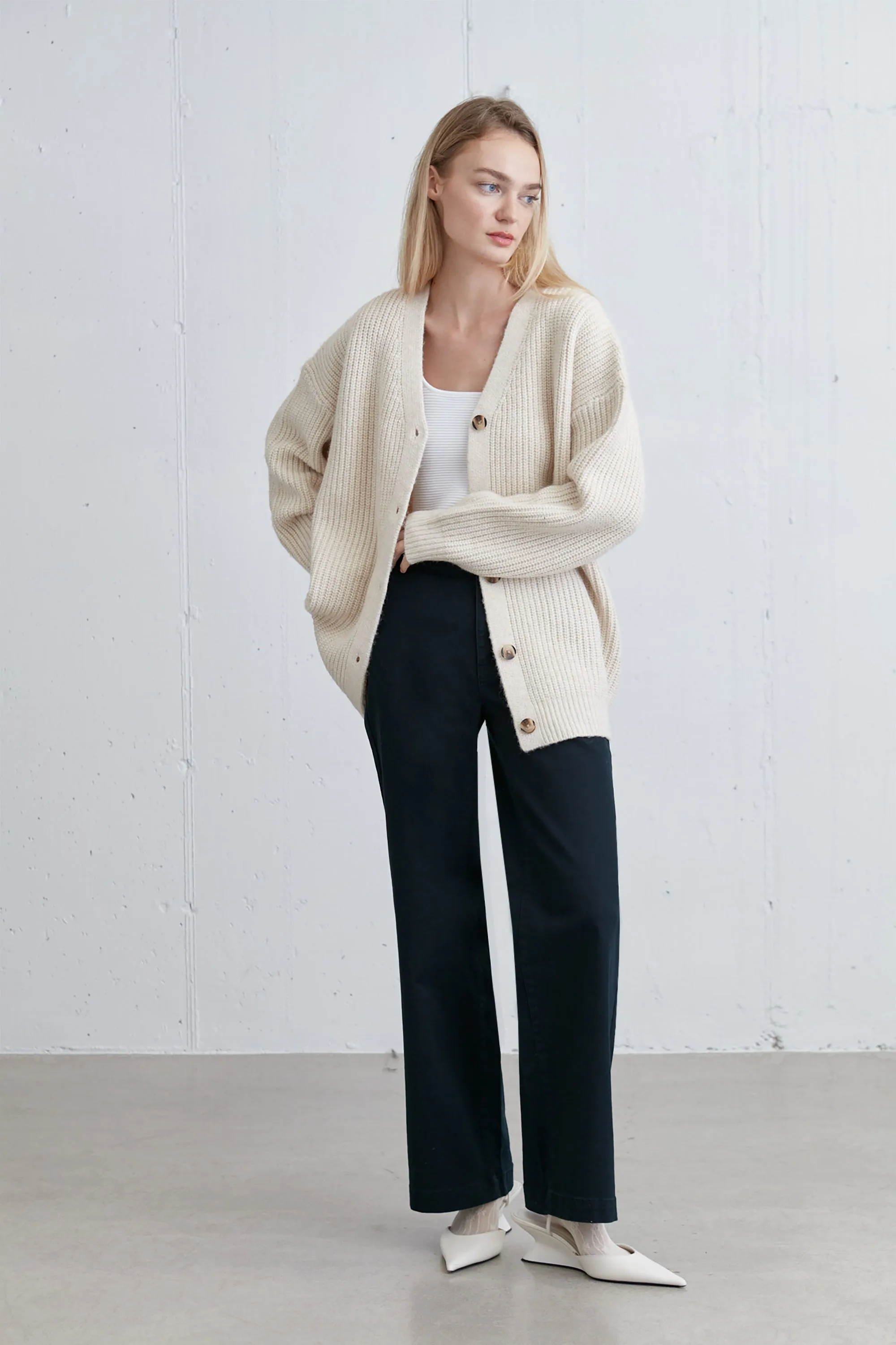 SQUARE NECK KNIT TANK sold by OAK AND FORT product image thumbnail 5