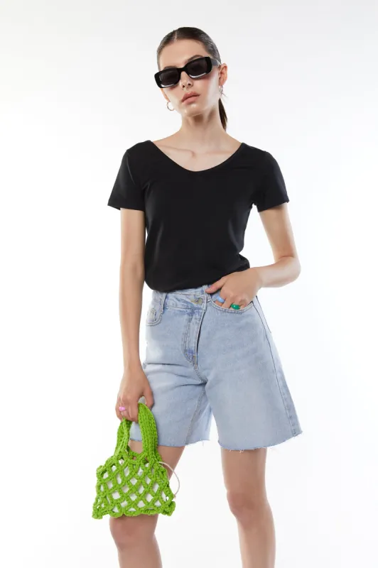 SCOOP NECK TEE sold by OAK AND FORT