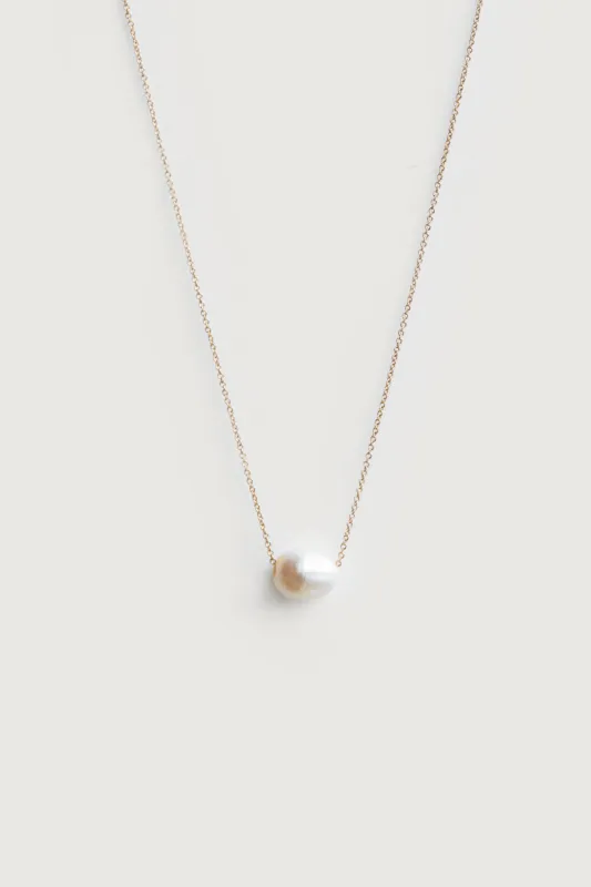 NATURAL PEARL CHAIN NECKLACE sold by OAK AND FORT