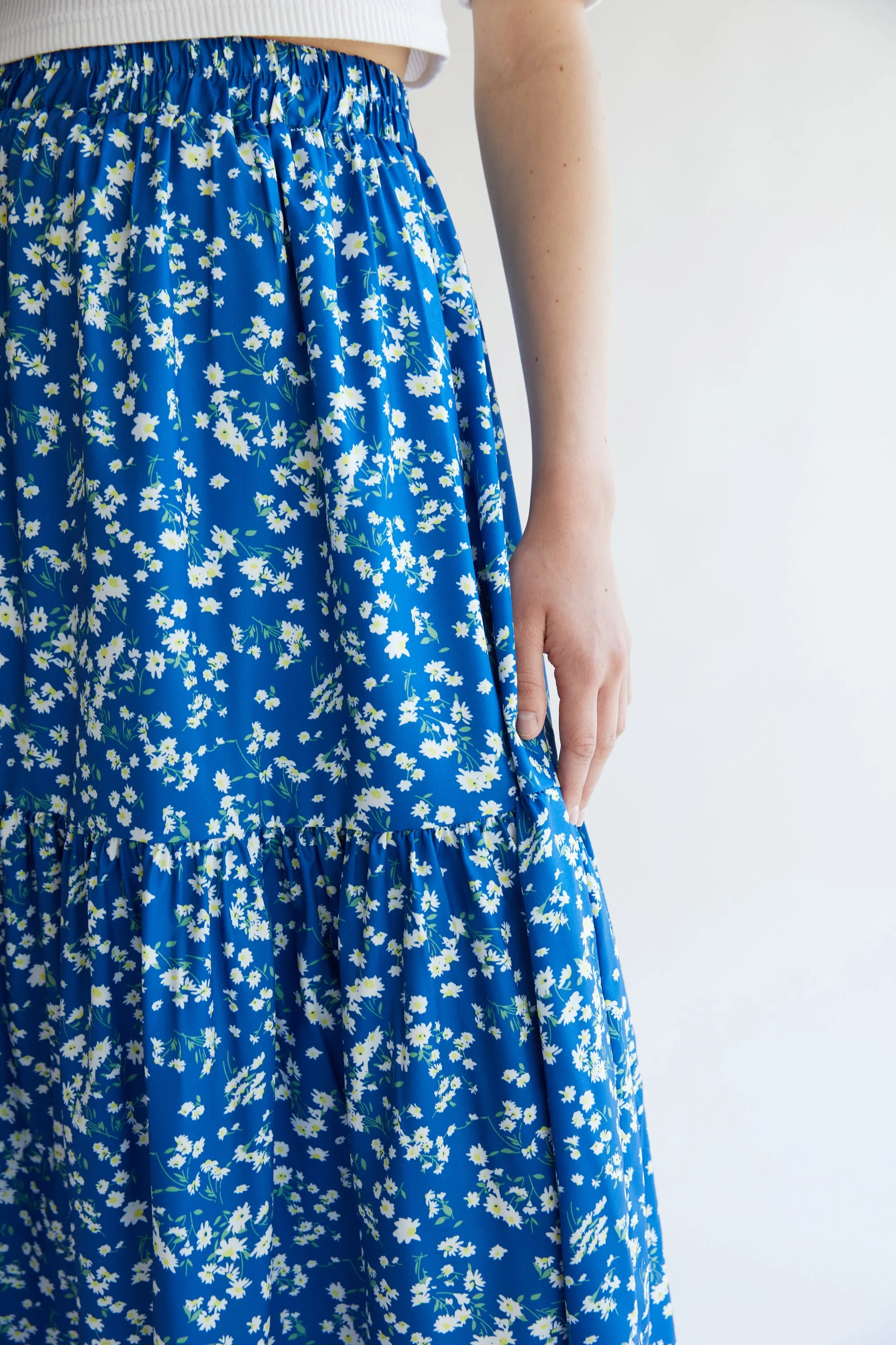 MIDI FLORAL SKIRT sold by OAK AND FORT product image thumbnail 4