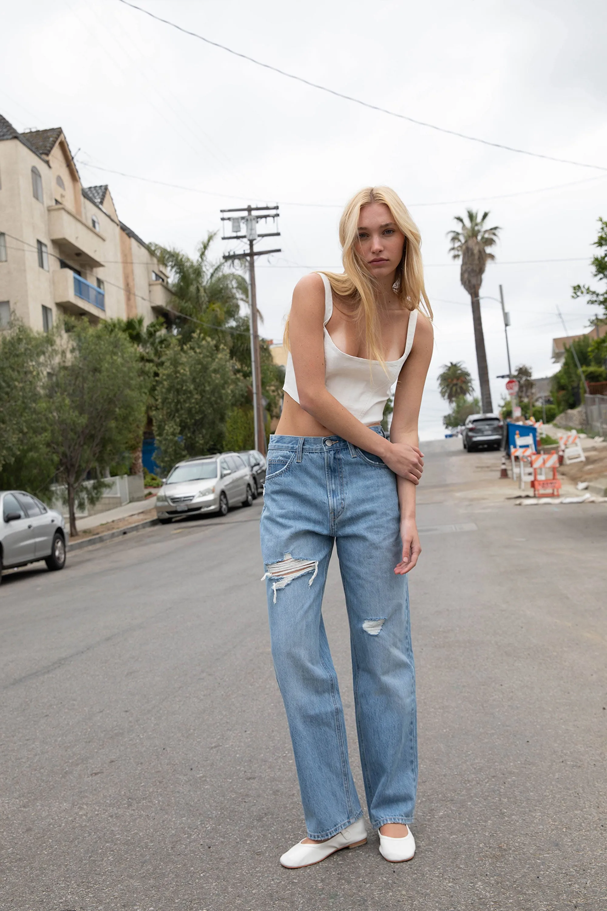 90S STRAIGHT LEG JEAN sold by OAK AND FORT product image thumbnail 2