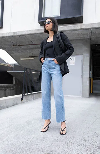 90S STRAIGHT LEG JEAN sold by OAK AND FORT