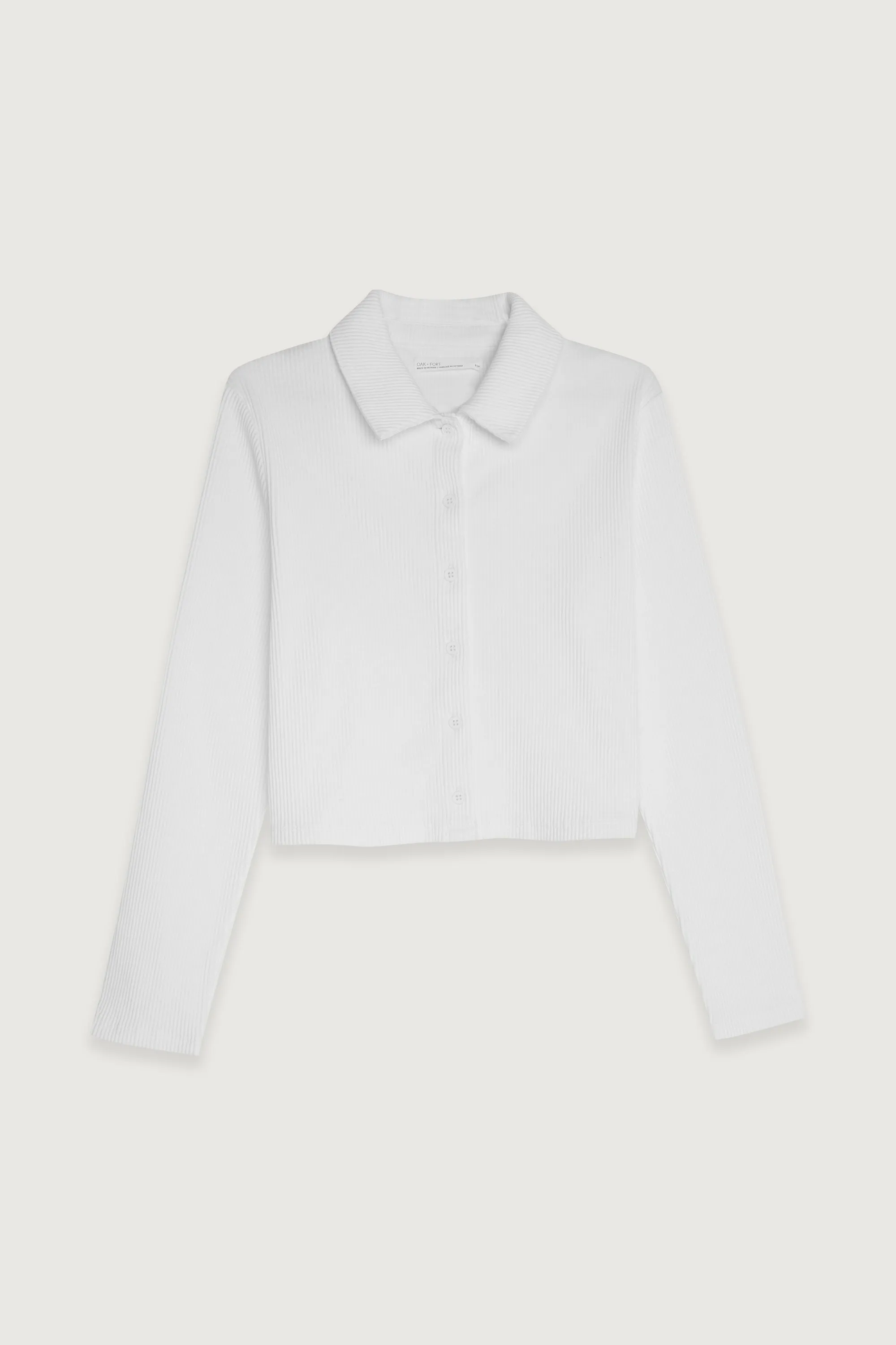 CROPPED BUTTON UP sold by OAK AND FORT product image thumbnail 5