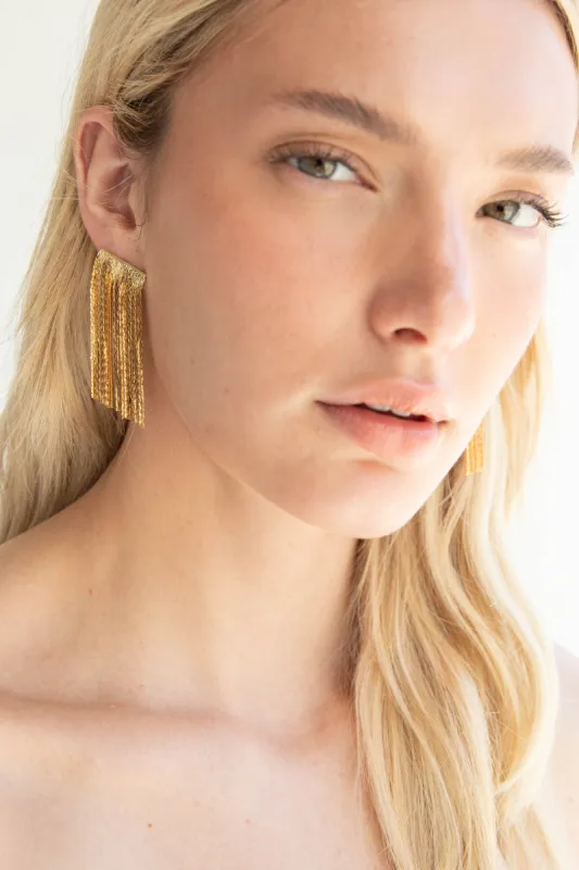 FRINGE EARRING sold by OAK AND FORT