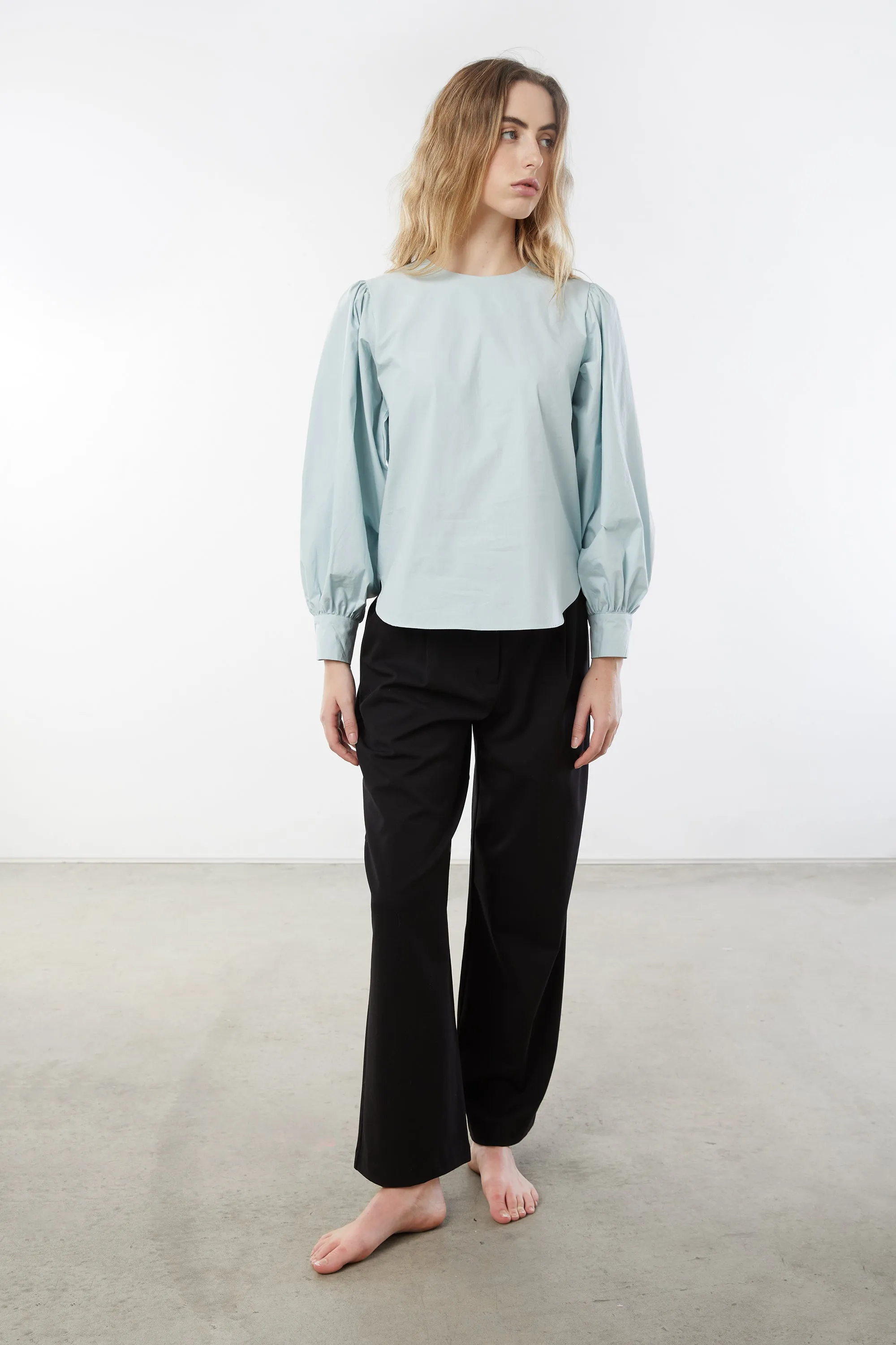 COTTON POPLIN BLOUSE sold by OAK AND FORT product image thumbnail 2