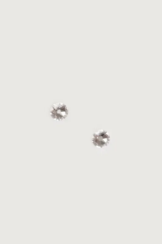 ROUND ZIRCONIA STUD EARRING sold by OAK AND FORT