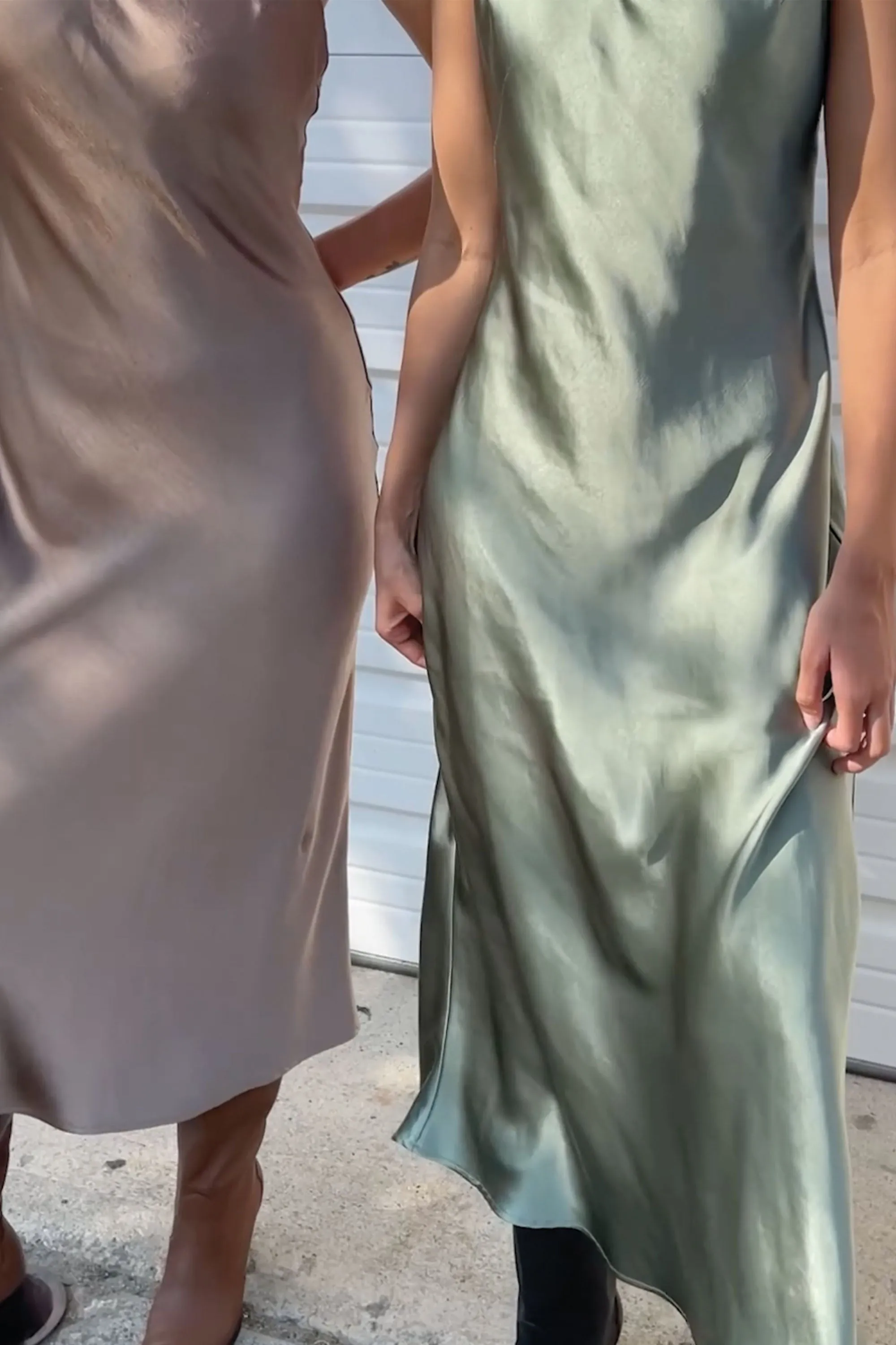 MIDI SLIP DRESS sold by OAK AND FORT product image thumbnail 3