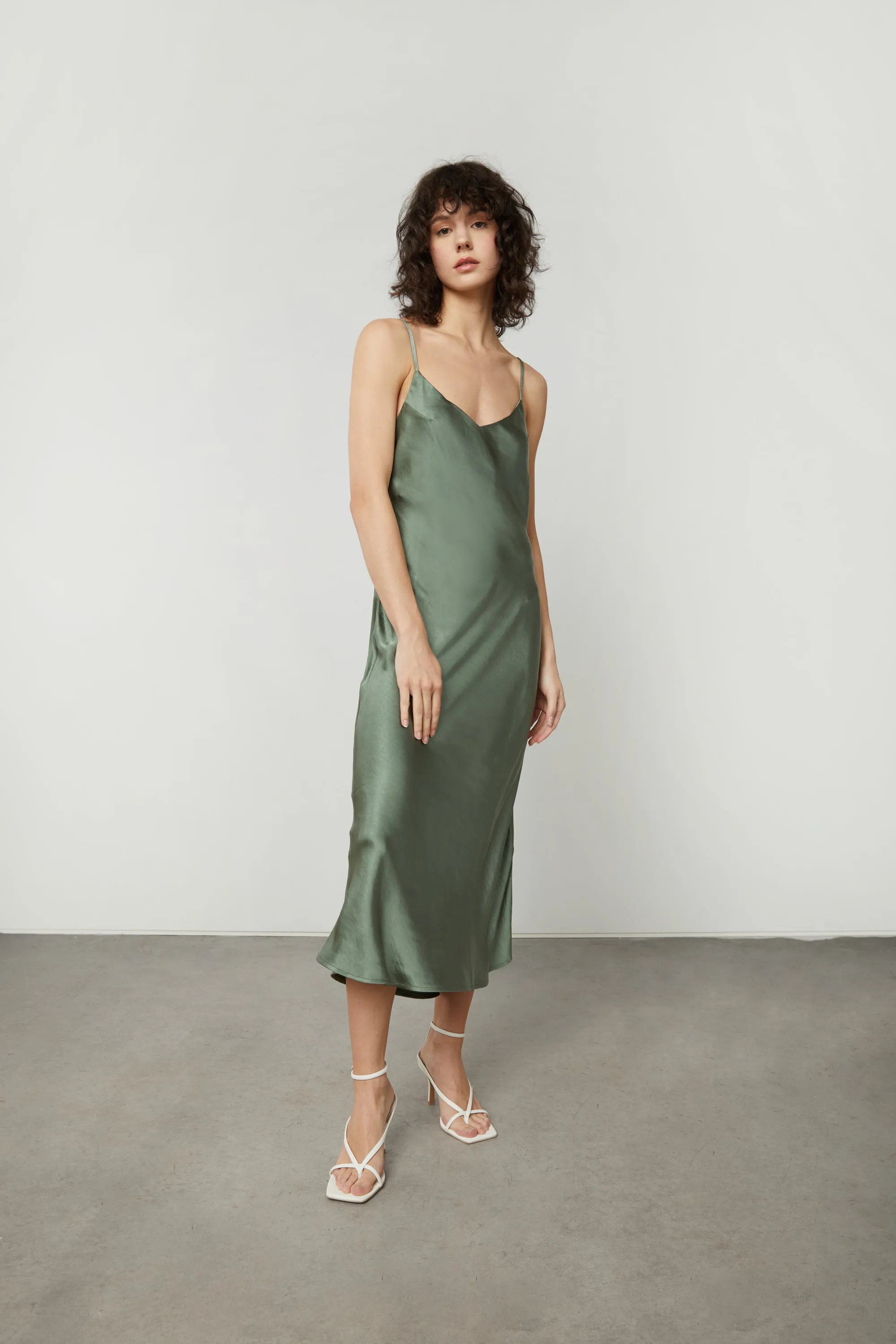 MIDI SLIP DRESS sold by OAK AND FORT