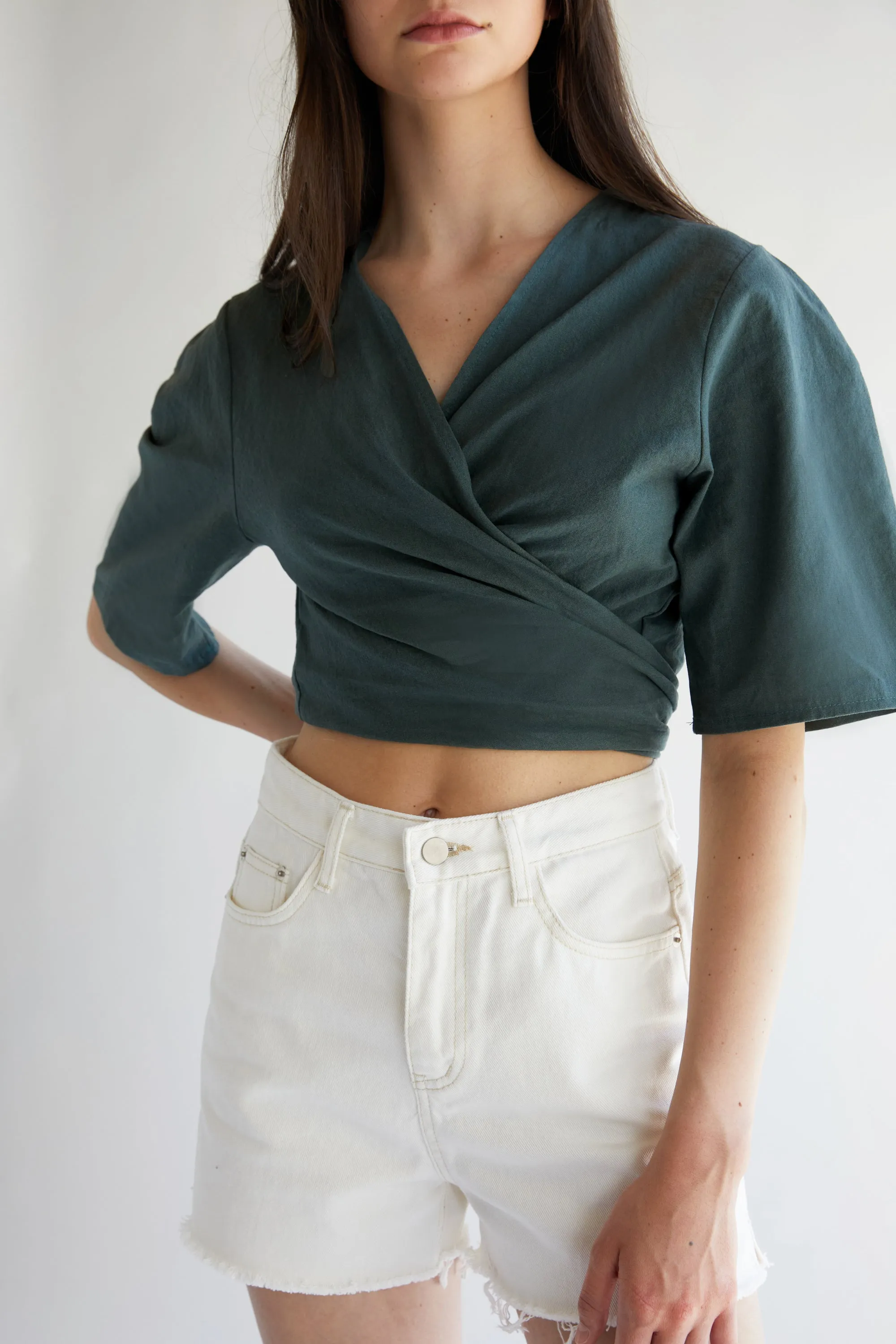 TIE FRONT TOP sold by OAK AND FORT product image thumbnail 3