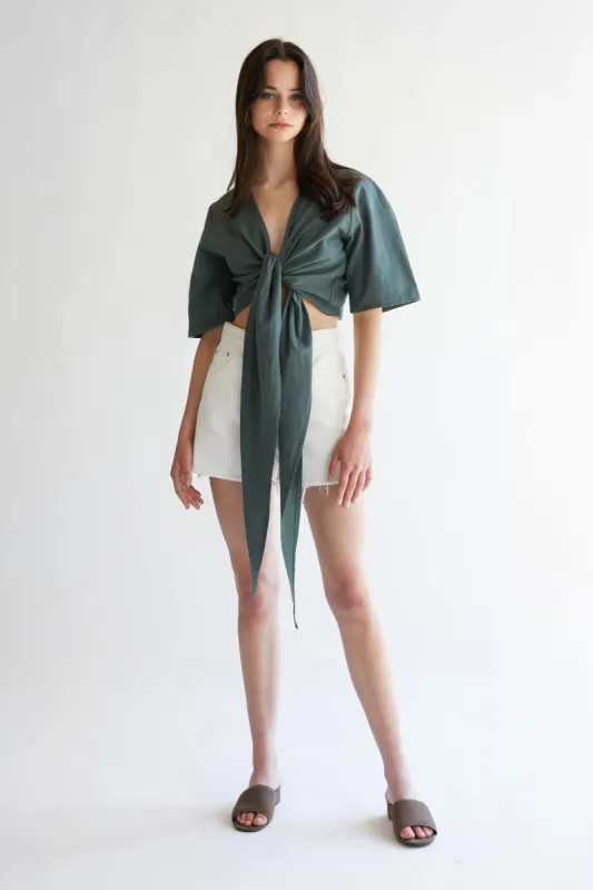 TIE FRONT TOP sold by OAK AND FORT