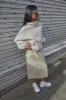 CARGO MIDI SKIRT sold by OAK AND FORT