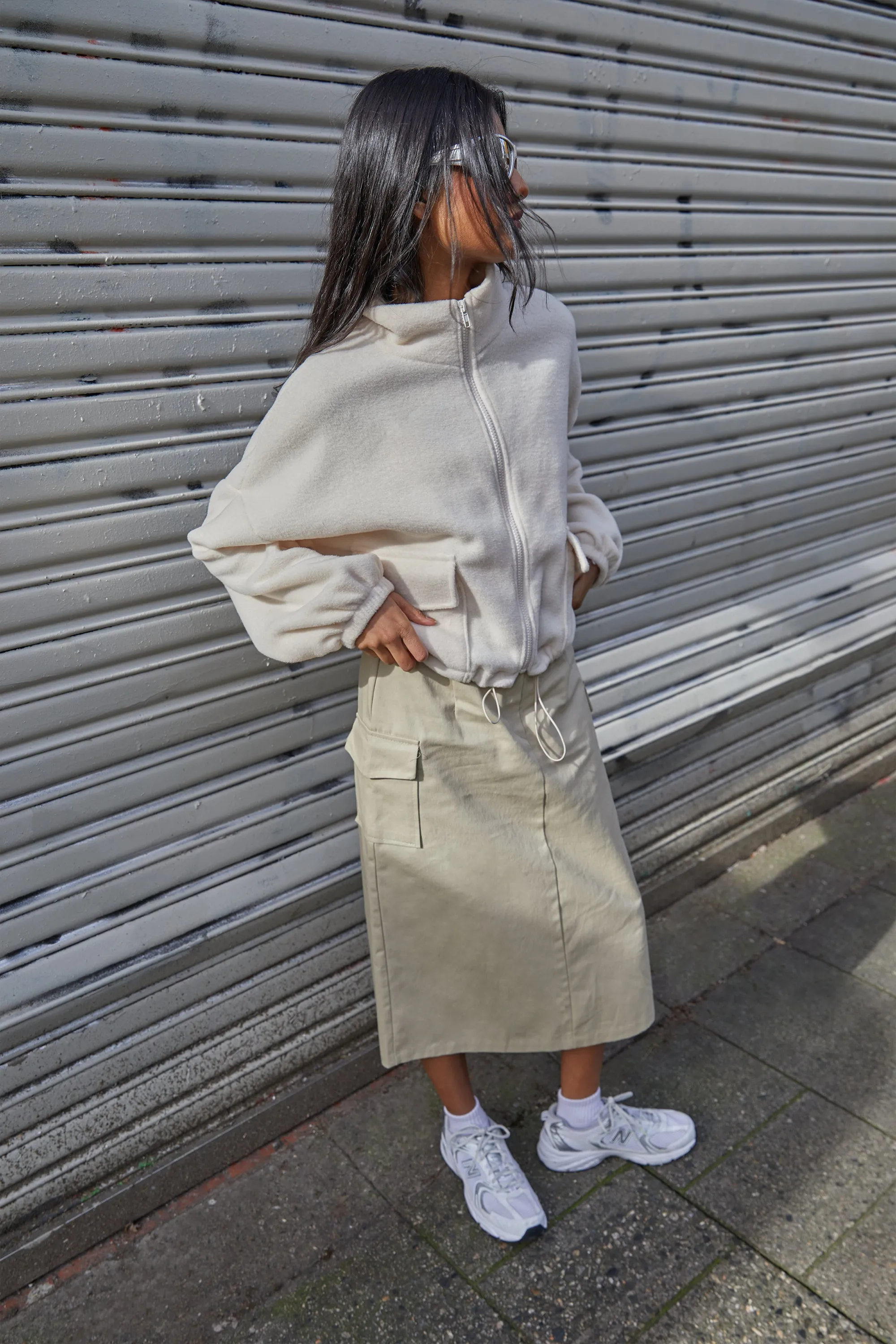 CARGO MIDI SKIRT sold by OAK AND FORT product image thumbnail 2