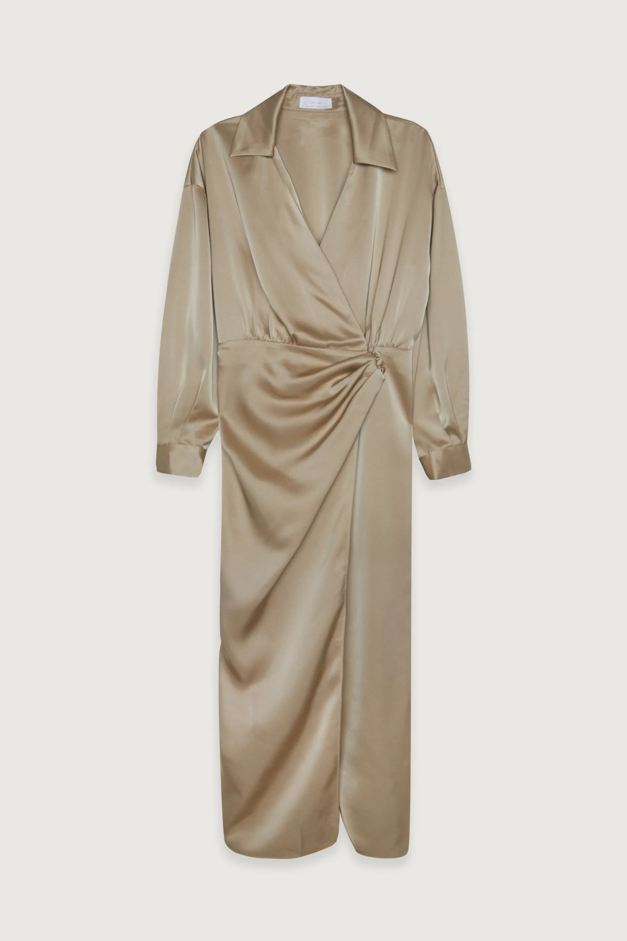 MIDI WRAP DRESS sold by OAK AND FORT product image thumbnail 5