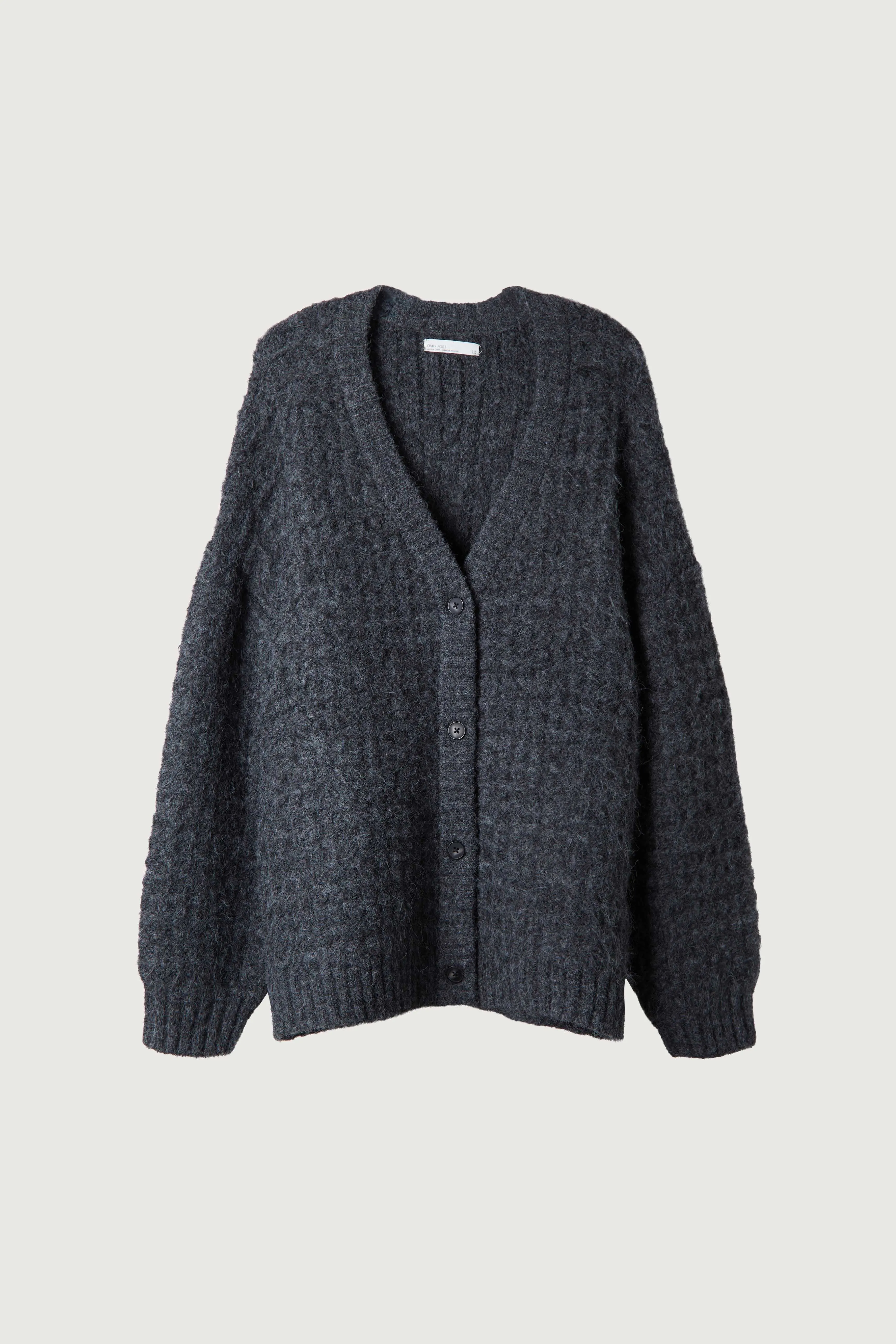 FUZZY BUTTON UP CARDIGAN sold by OAK AND FORT product image thumbnail 5