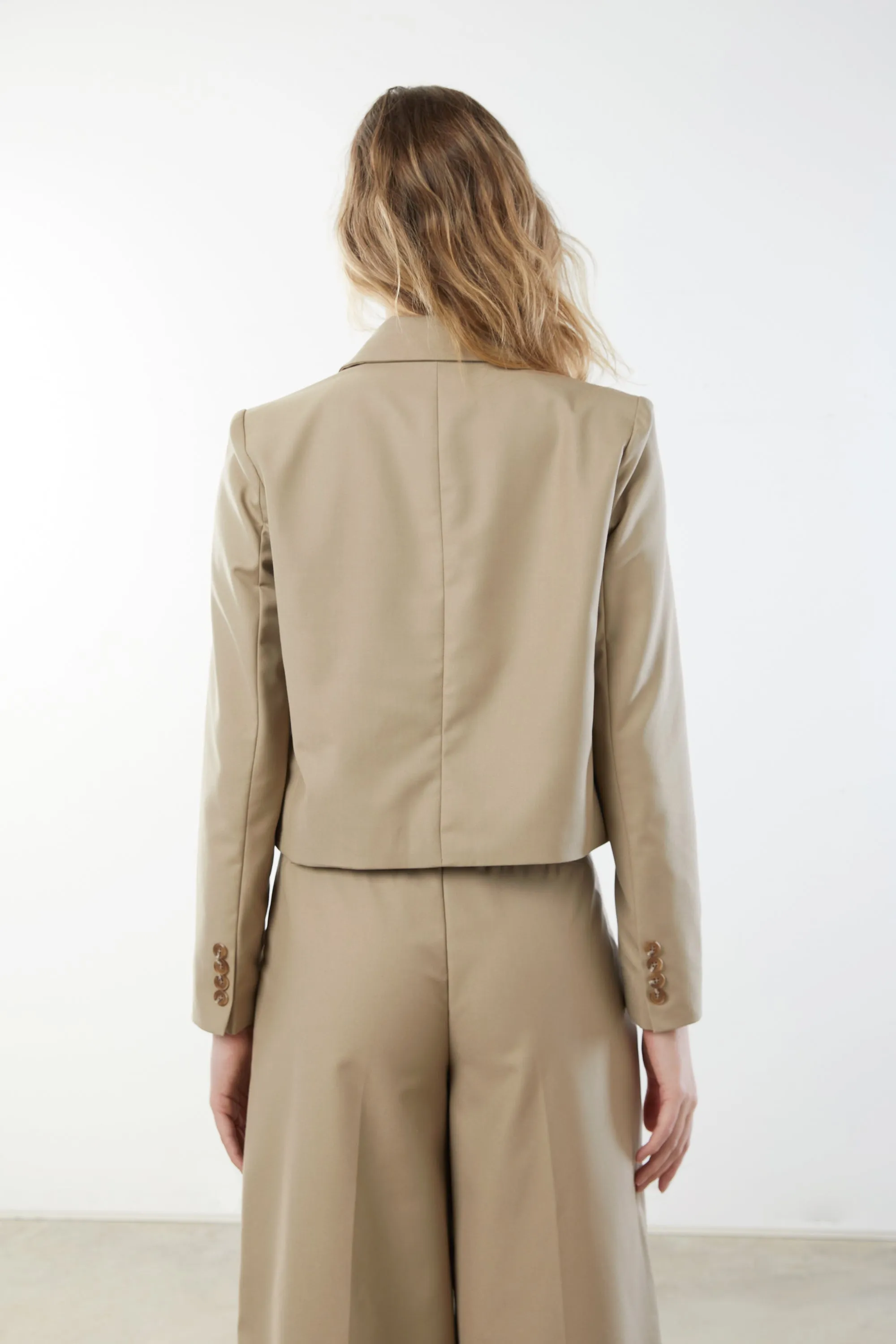 CROPPED BLAZER sold by OAK AND FORT product image thumbnail 4