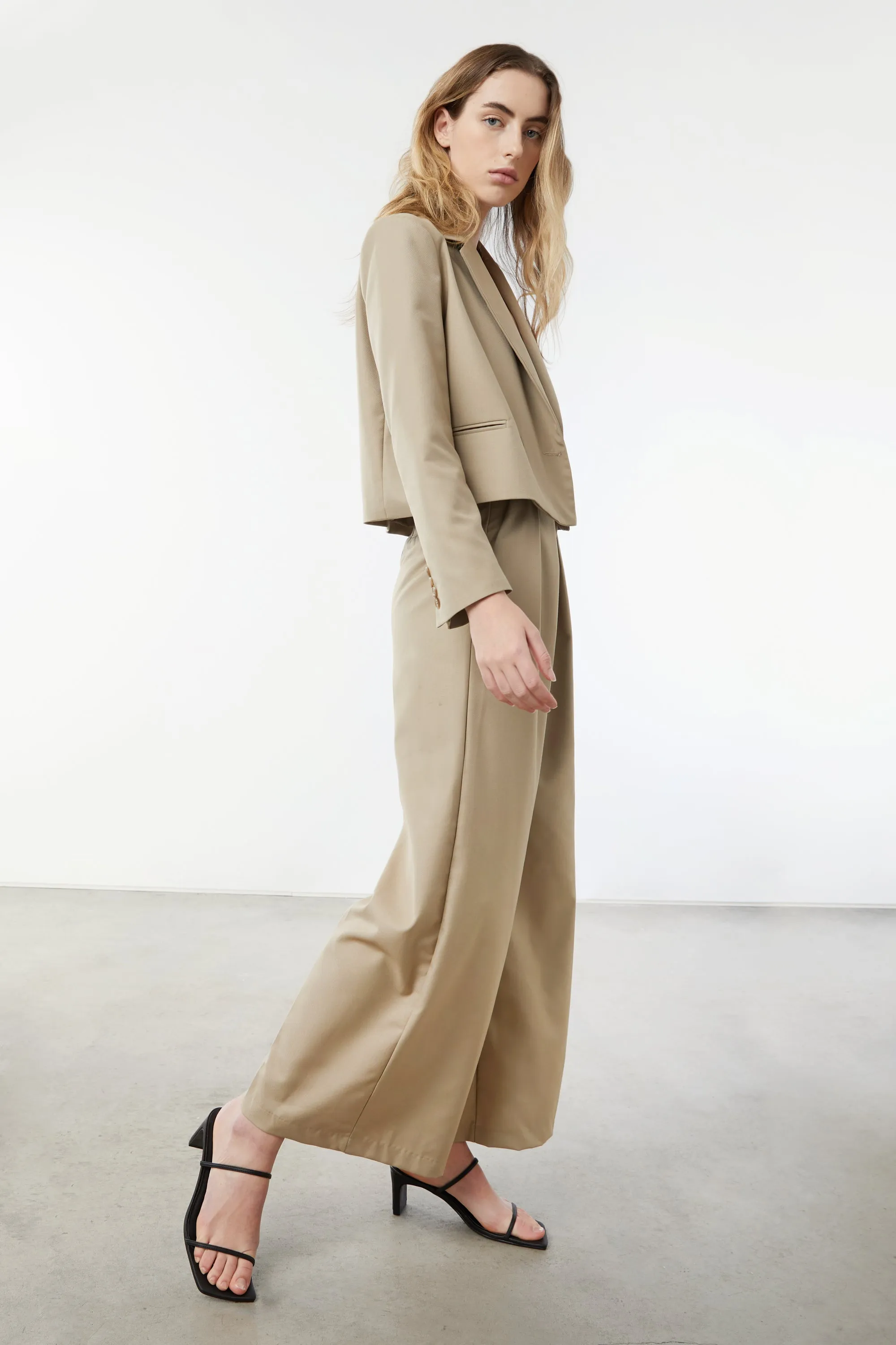 CROPPED BLAZER sold by OAK AND FORT product image thumbnail 3