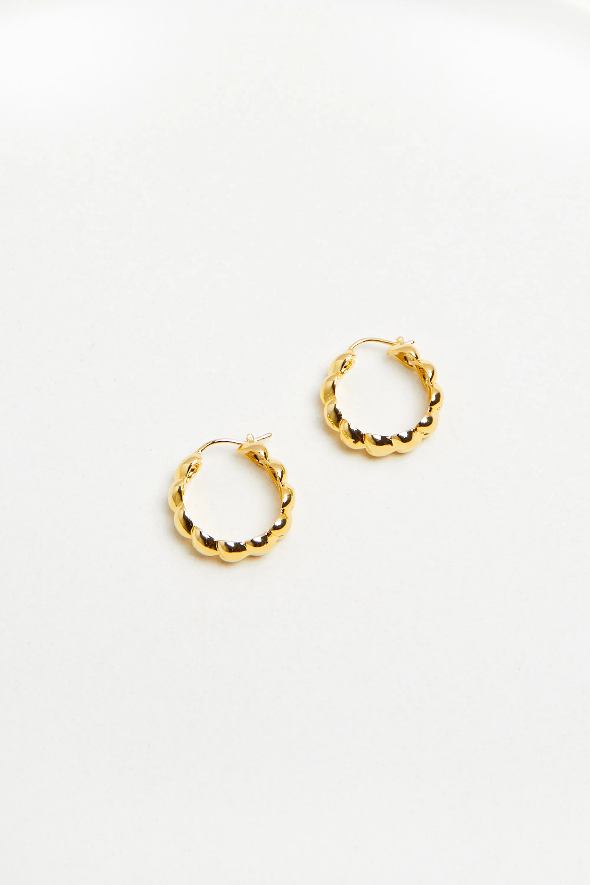 TWIST HOOP EARRING sold by OAK AND FORT product image thumbnail 2