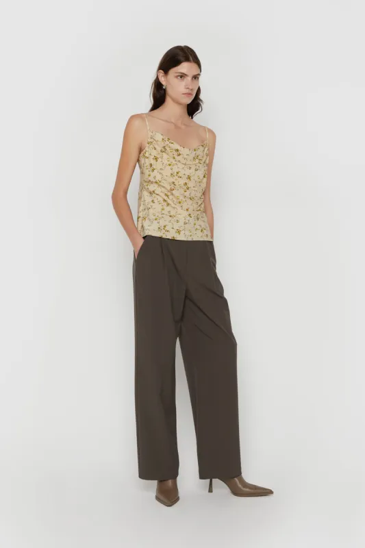 FLORAL SATIN TANK TOP sold by OAK AND FORT