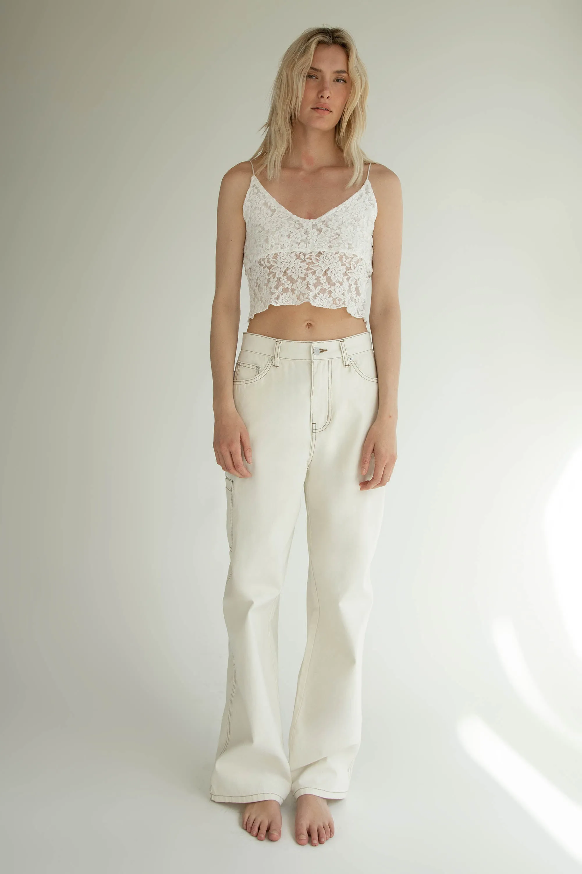 COTTON-TWILL STRAIGHT LEG CARGO PANT sold by OAK AND FORT product image thumbnail 4