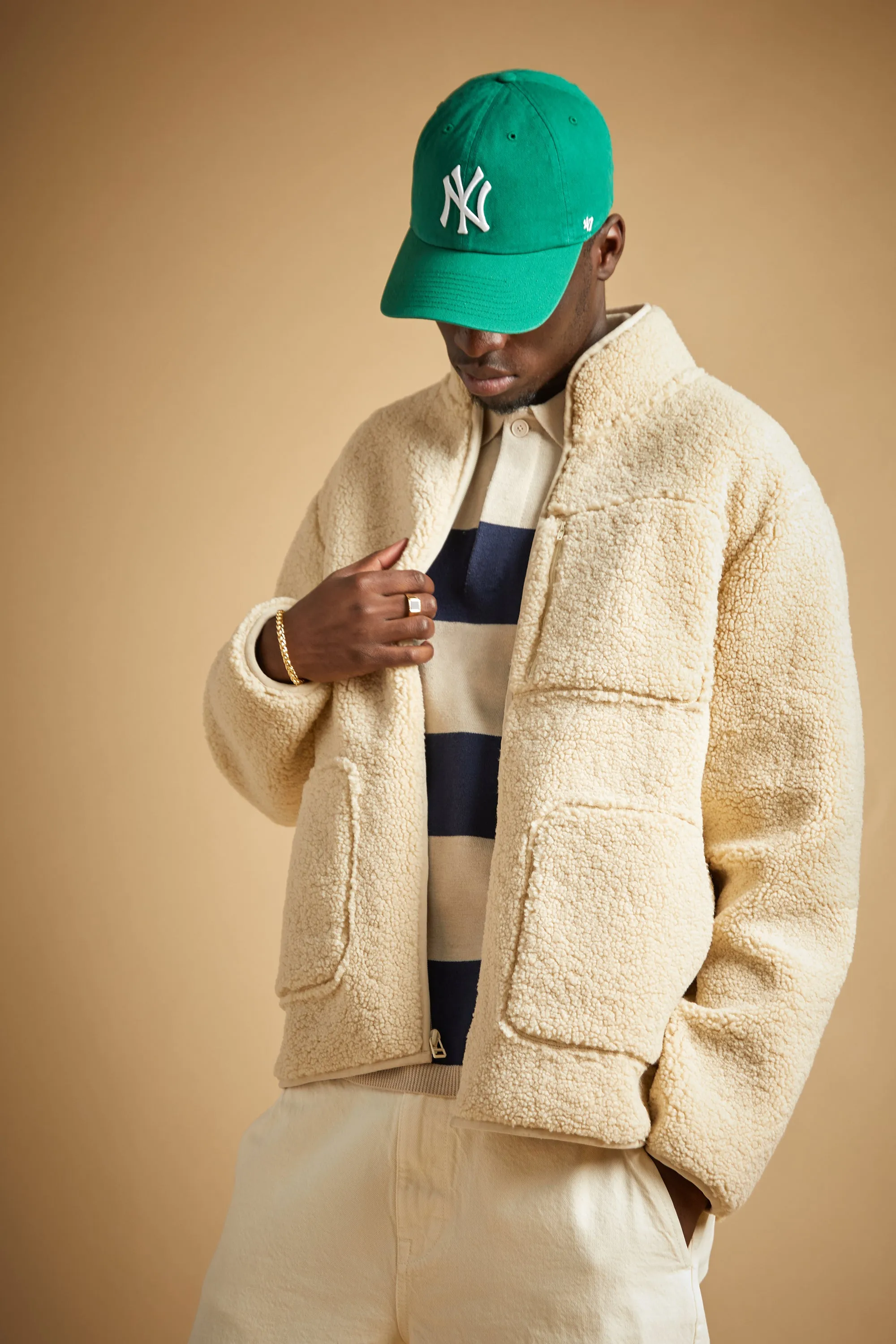 SHERPA ZIP UP JACKET sold by OAK AND FORT product image thumbnail 2