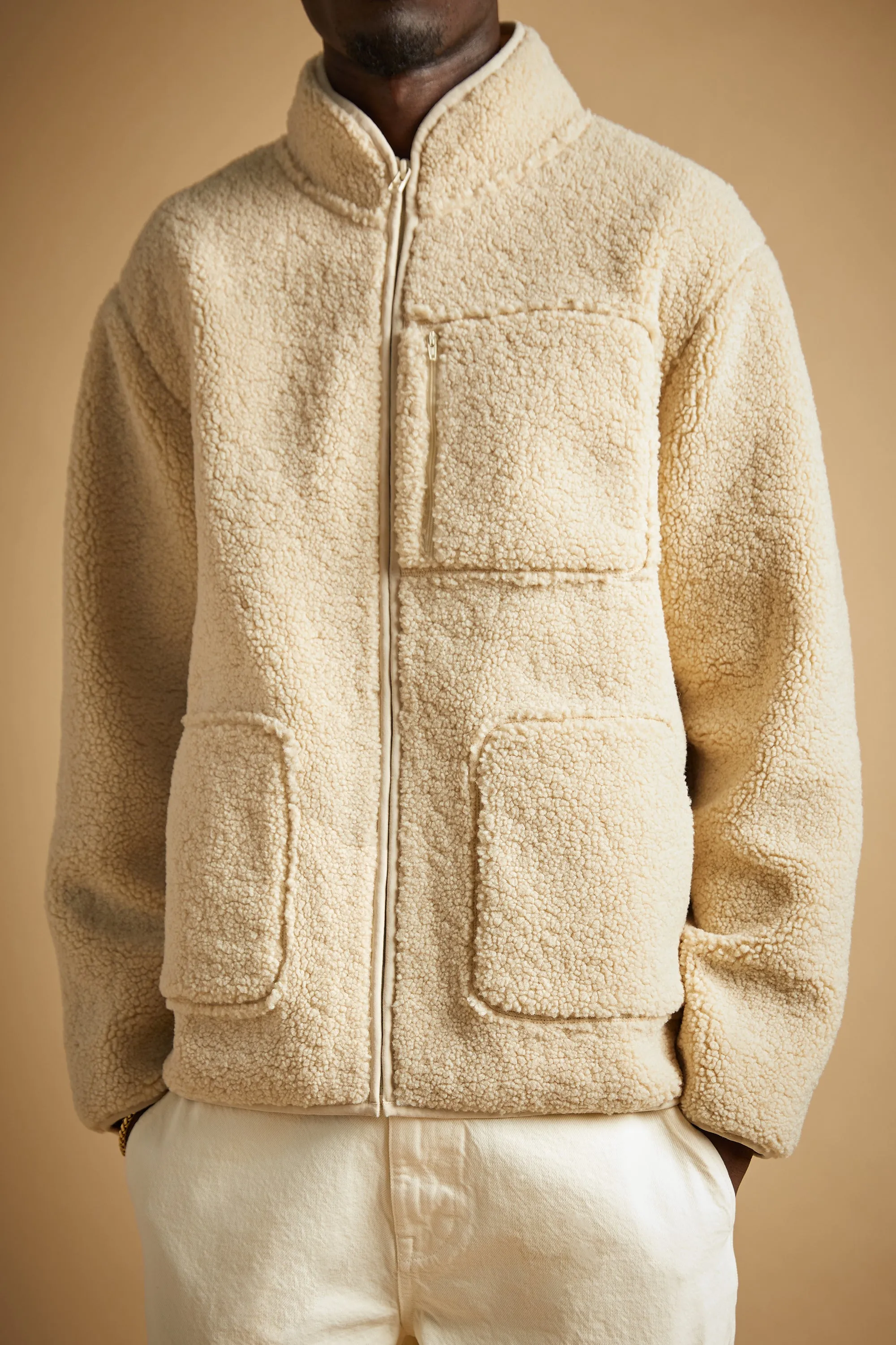 SHERPA ZIP UP JACKET sold by OAK AND FORT product image thumbnail 3