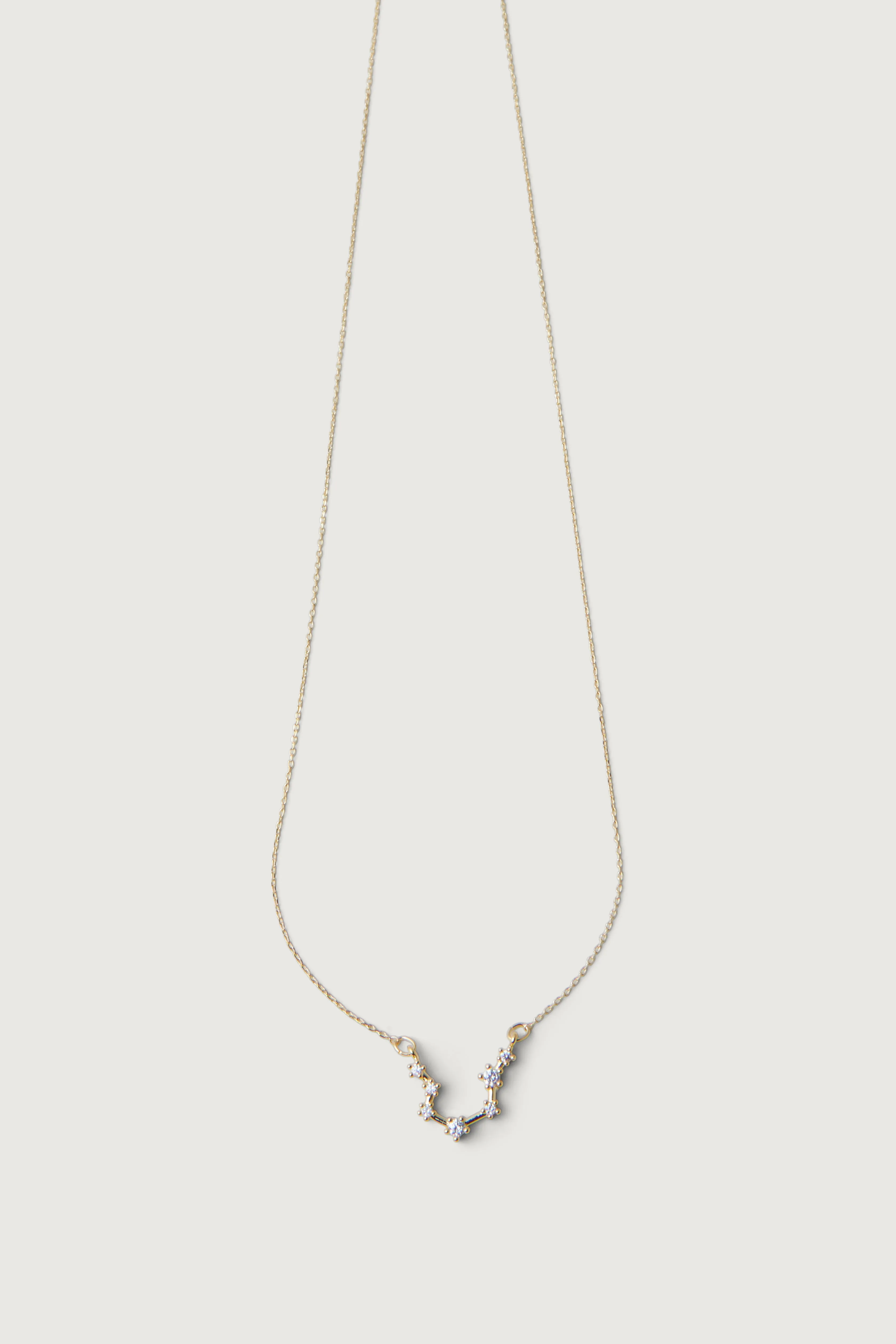 ZODIAC NECKLACE WITH ZIRCONIA sold by OAK AND FORT product image thumbnail 2