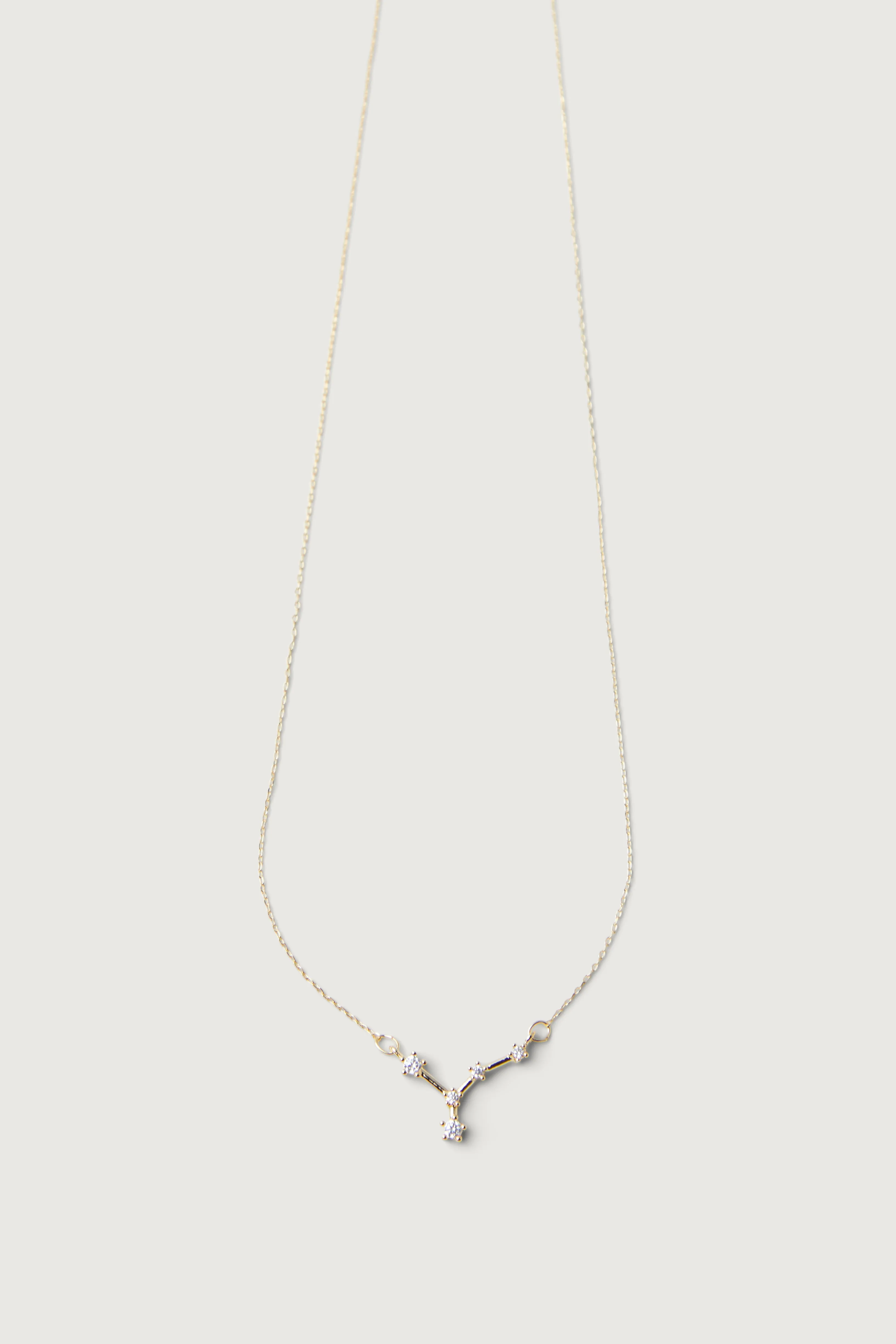 ZODIAC NECKLACE WITH ZIRCONIA sold by OAK AND FORT product image thumbnail 4