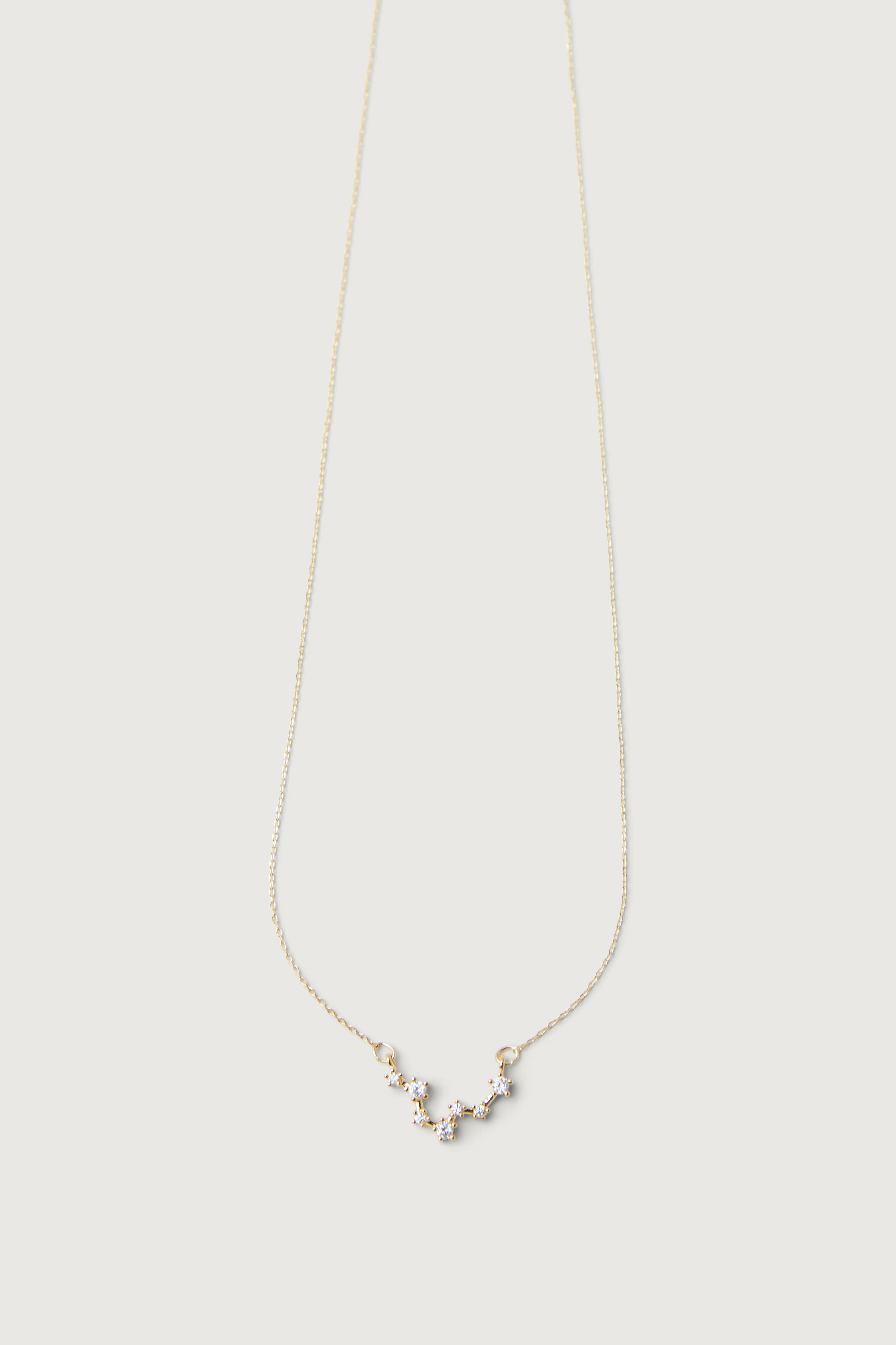 ZODIAC NECKLACE WITH ZIRCONIA sold by OAK AND FORT product image thumbnail 5