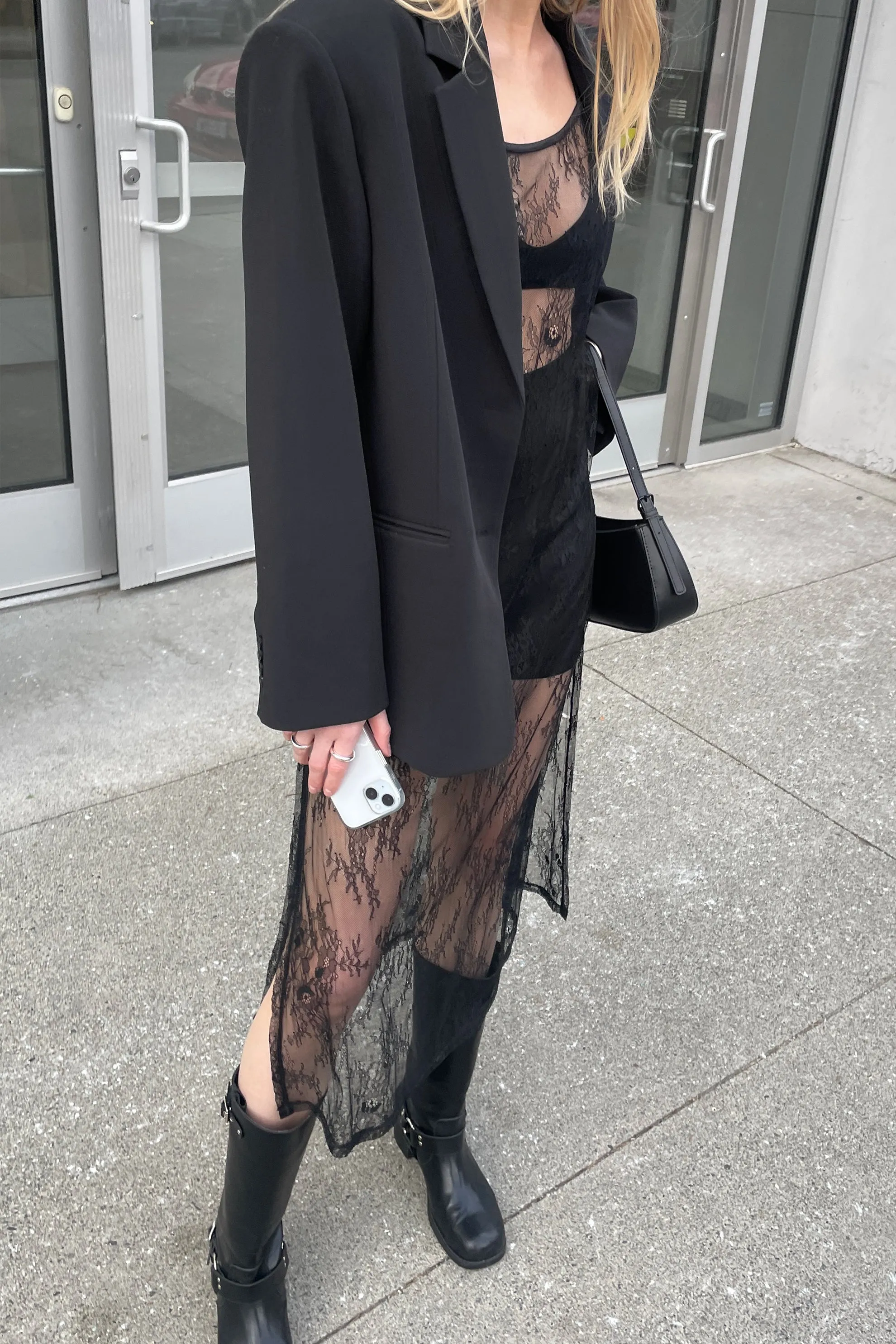 LACE MIDI DRESS sold by OAK AND FORT product image thumbnail 5