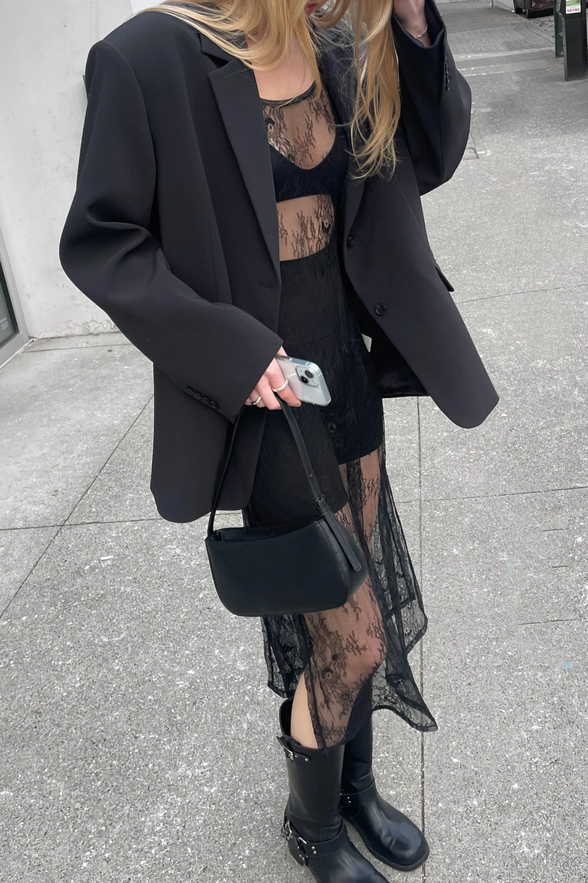 LACE MIDI DRESS sold by OAK AND FORT product image thumbnail 4