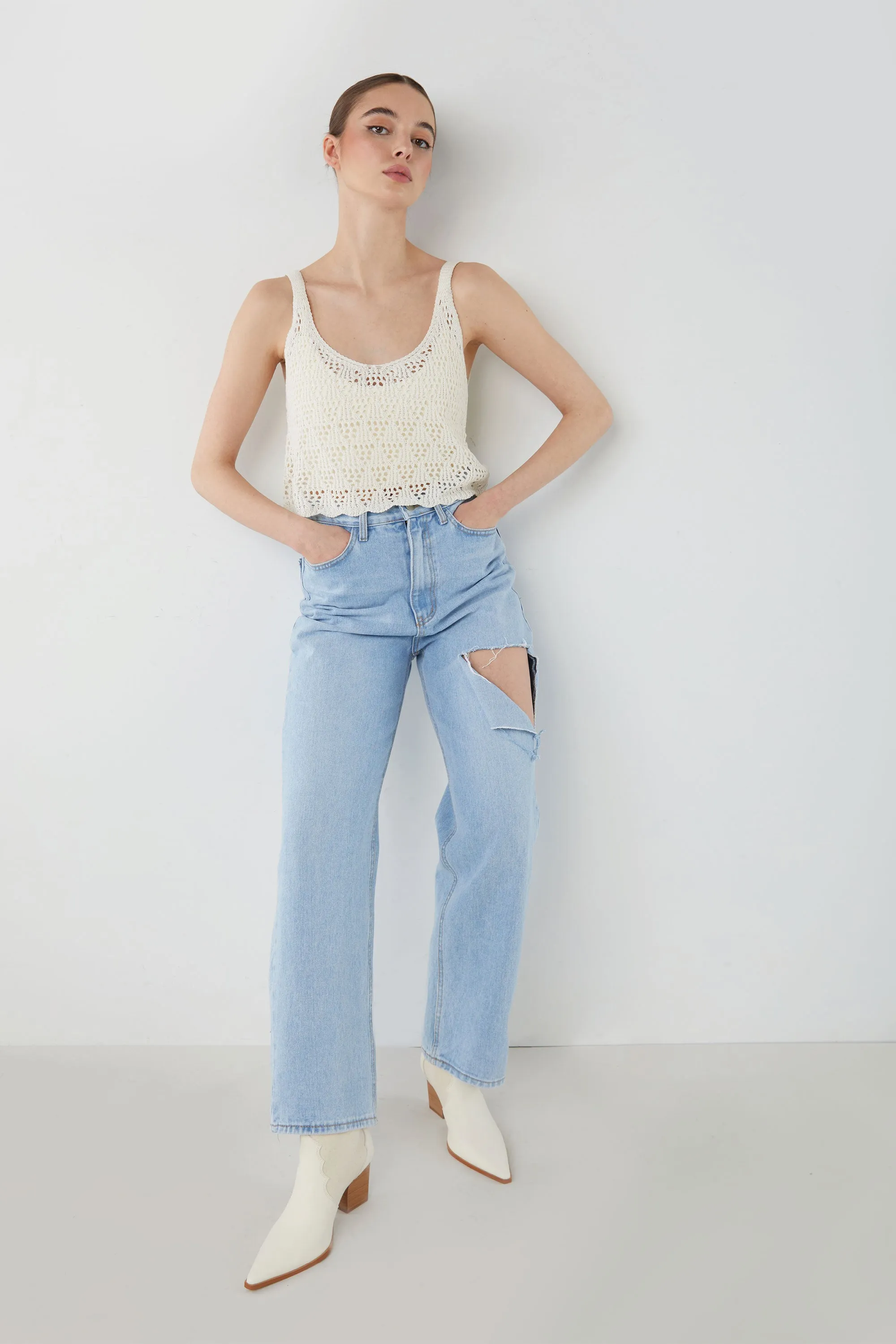 CROCHET TANK sold by OAK AND FORT