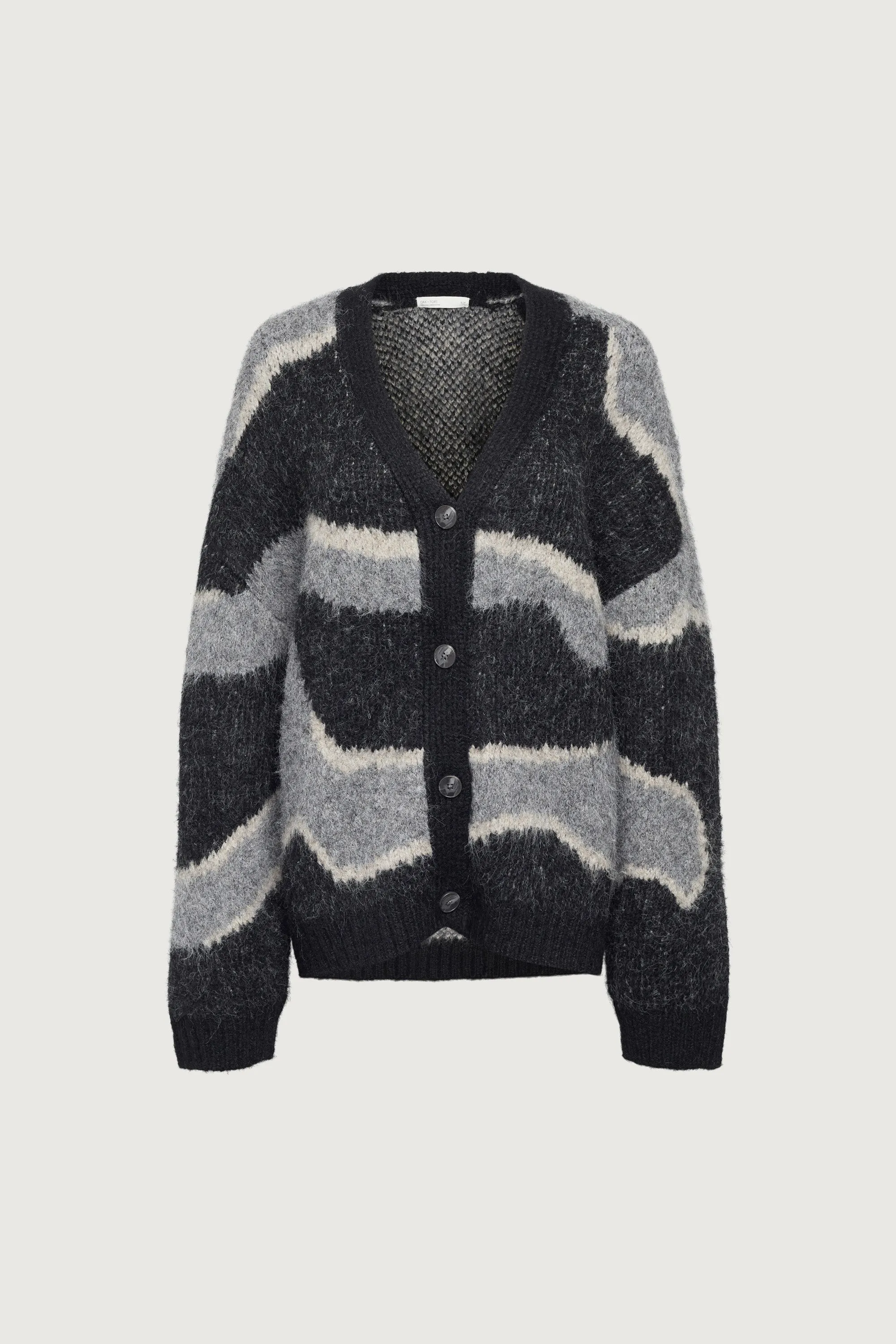 INTARSIA KNIT CARDIGAN sold by OAK AND FORT product image thumbnail 5