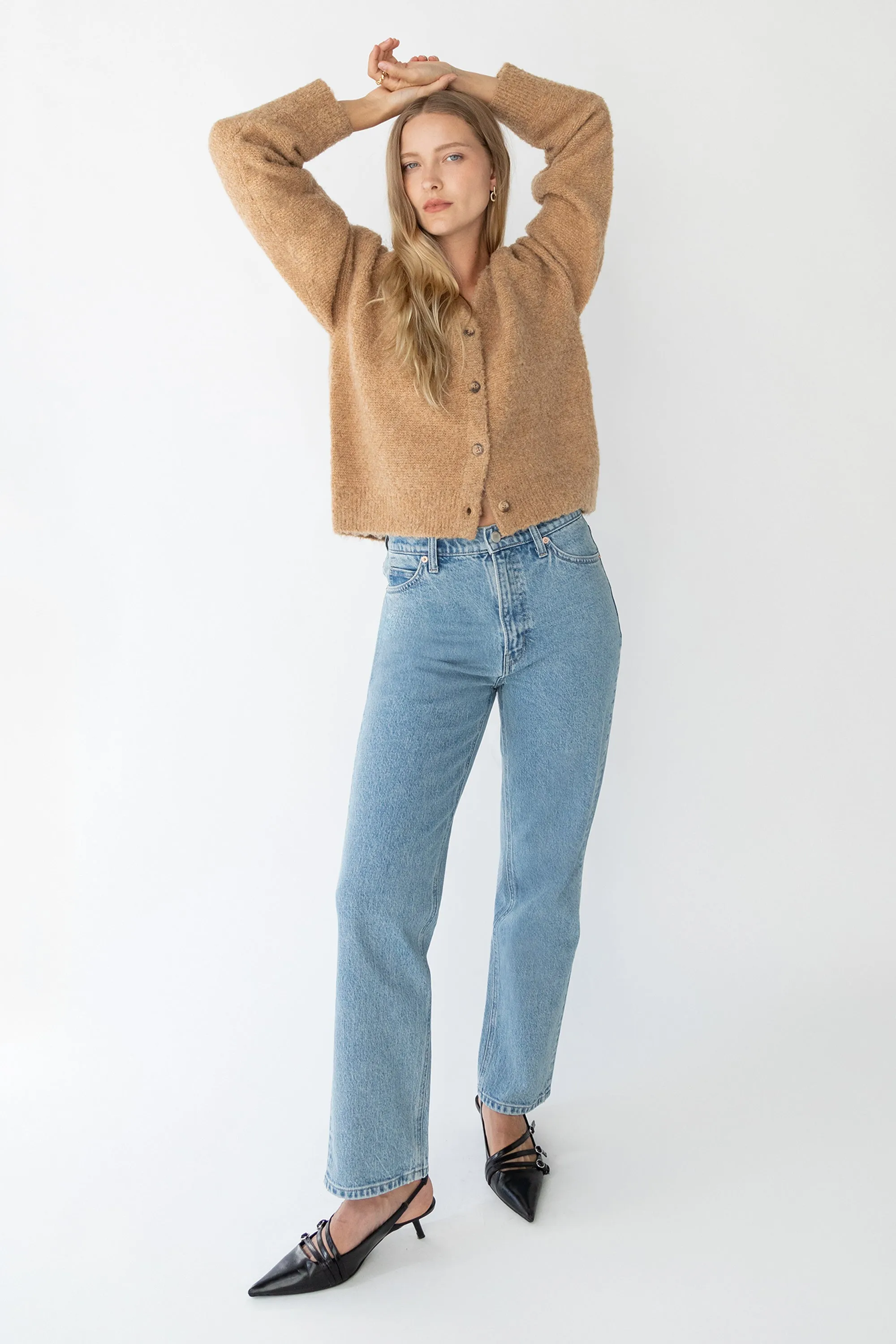 STRAIGHT LEG JEAN sold by OAK AND FORT