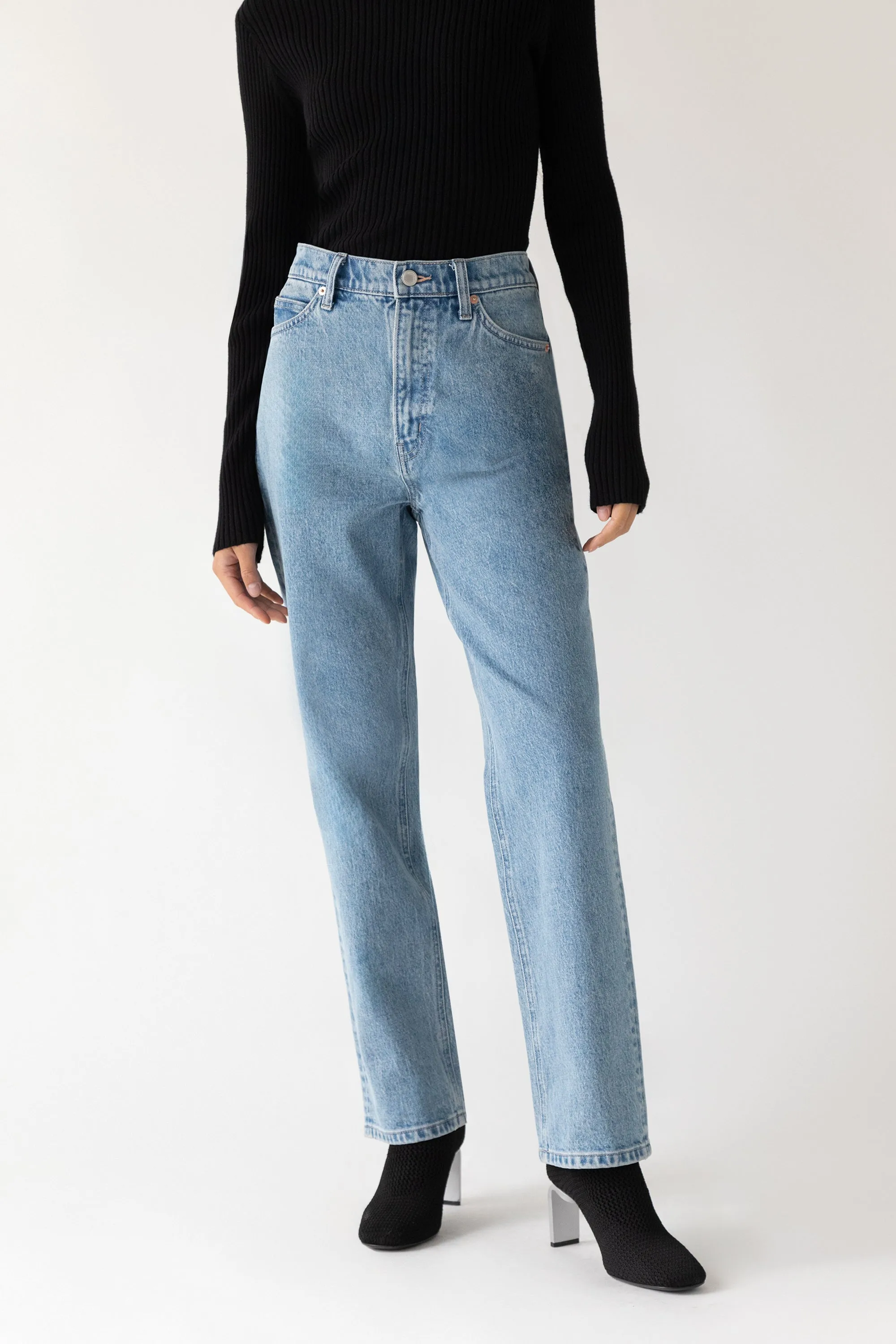 STRAIGHT LEG JEAN sold by OAK AND FORT product image thumbnail 4