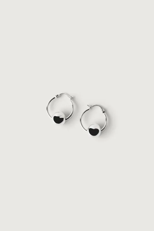 SPHERE AND HOOP EARRING sold by OAK AND FORT