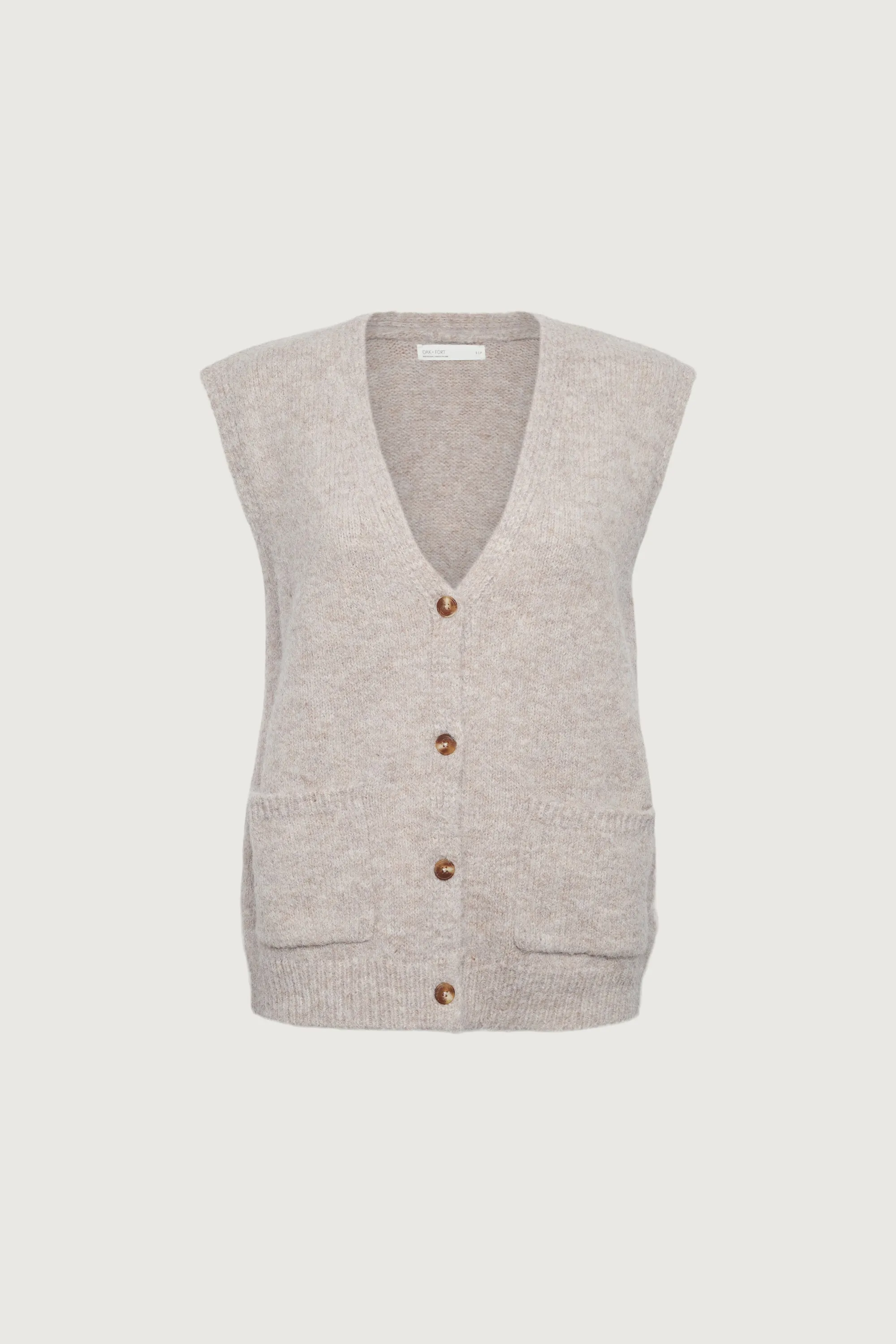OVERSIZED BUTTON FRONT SWEATER VEST sold by OAK AND FORT product image thumbnail 5