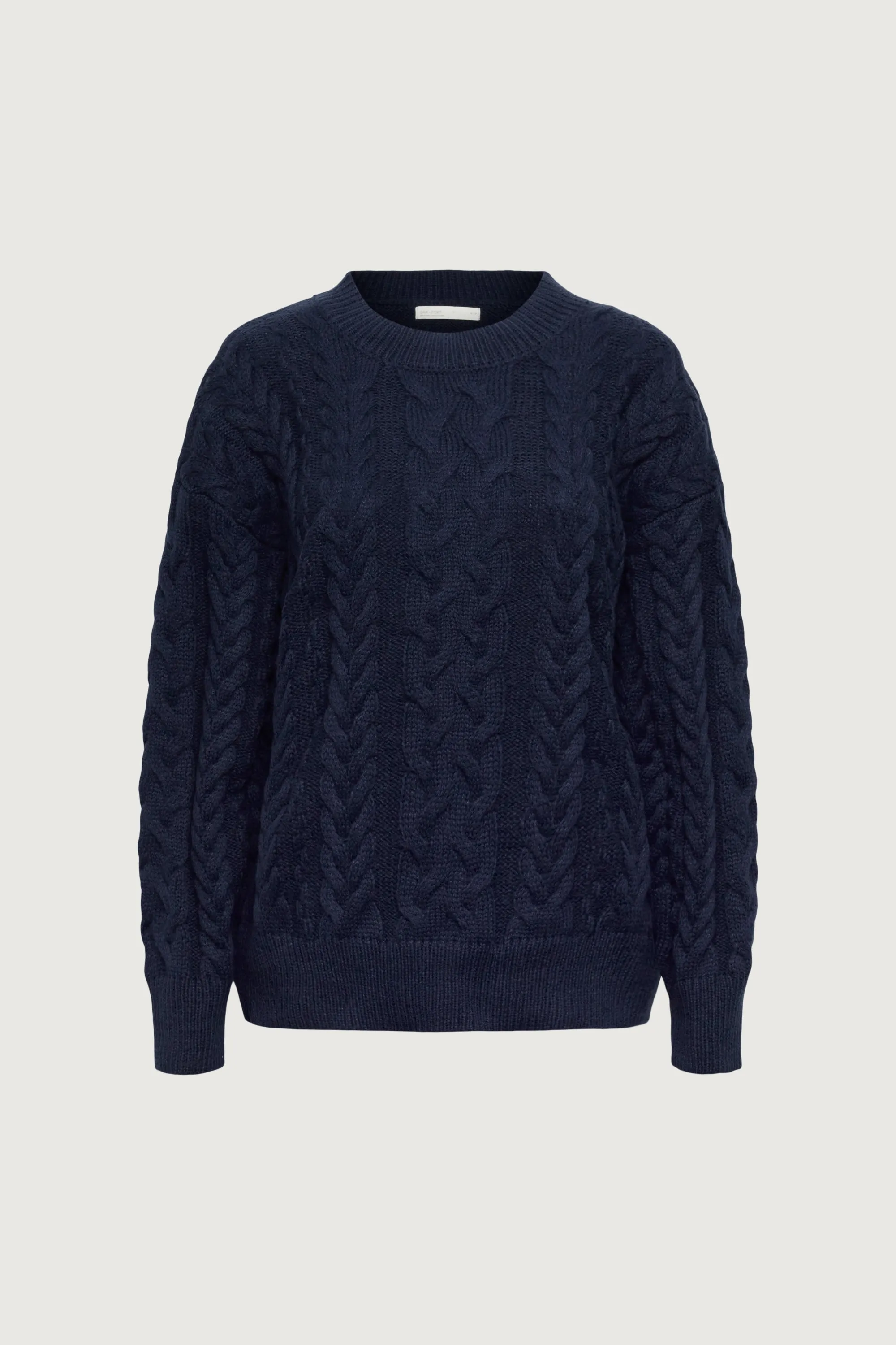 CABLE KNIT CREWNECK SWEATER sold by OAK AND FORT product image thumbnail 5