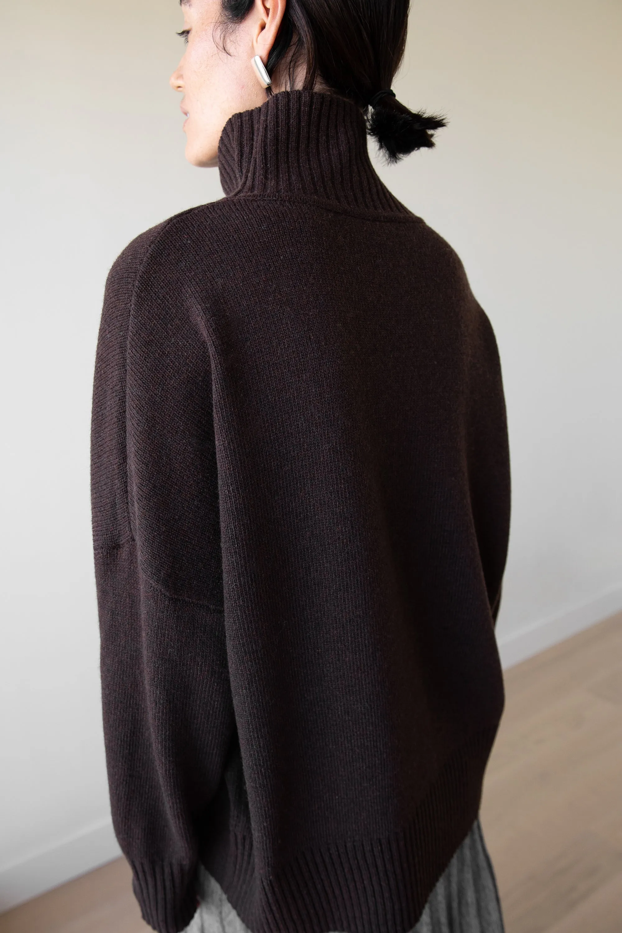 WOOL-BLEND OVERSIZED TURTLENECK SWEATER sold by OAK AND FORT product image thumbnail 4