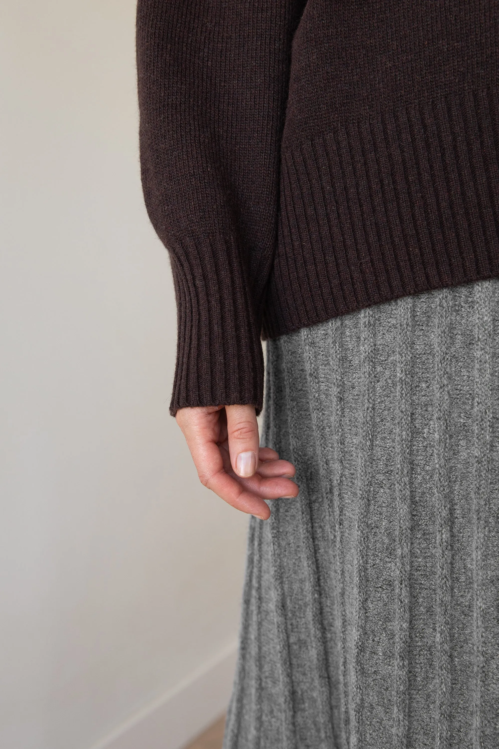 WOOL-BLEND OVERSIZED TURTLENECK SWEATER sold by OAK AND FORT product image thumbnail 3