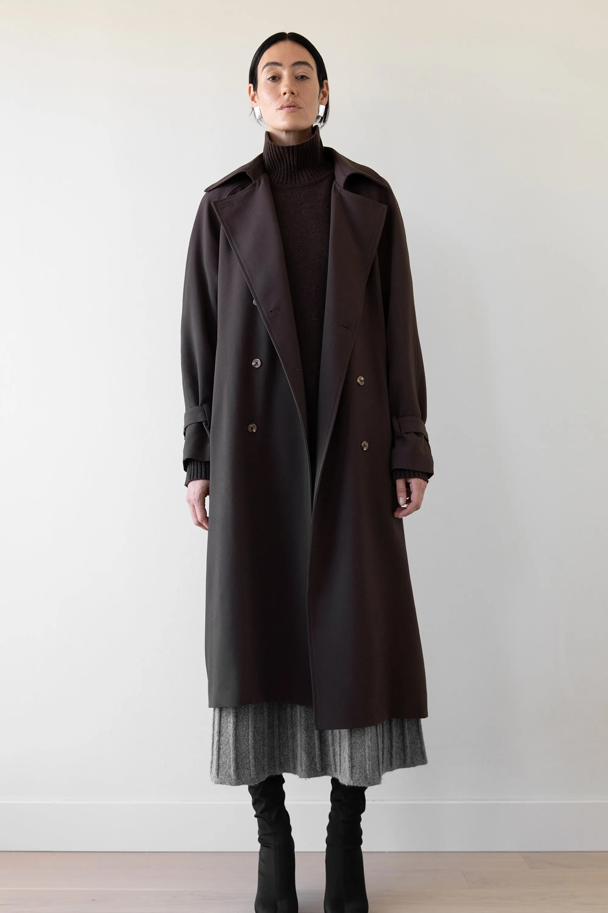 WOOL-BLEND OVERSIZED TURTLENECK SWEATER sold by OAK AND FORT product image thumbnail 2