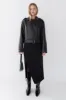 WRAP MAXI SUITING SKIRT sold by OAK AND FORT