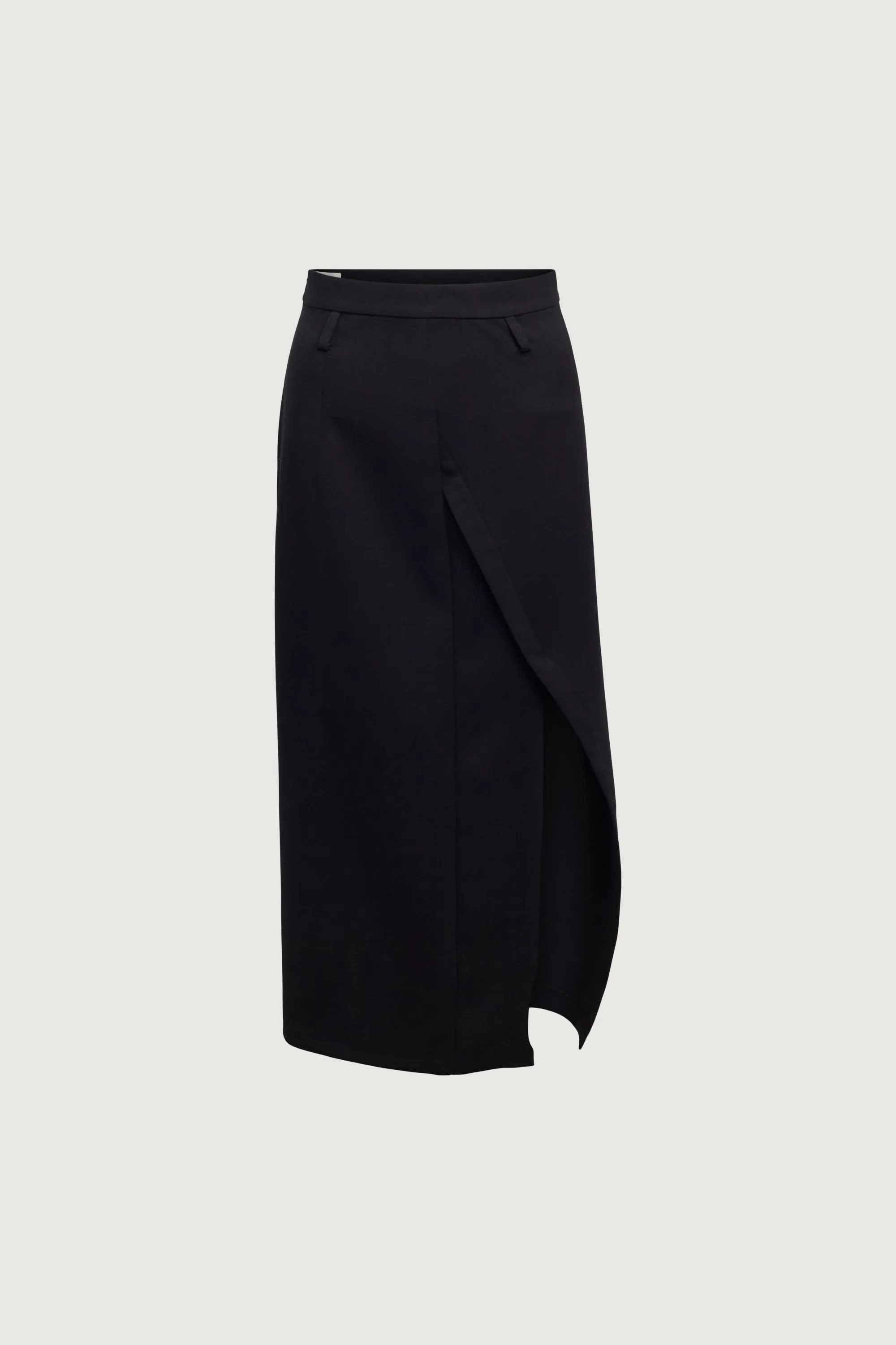 WRAP MAXI SUITING SKIRT sold by OAK AND FORT product image thumbnail 5
