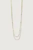 DOUBLE SNAKE CHAIN NECKLACE sold by OAK AND FORT
